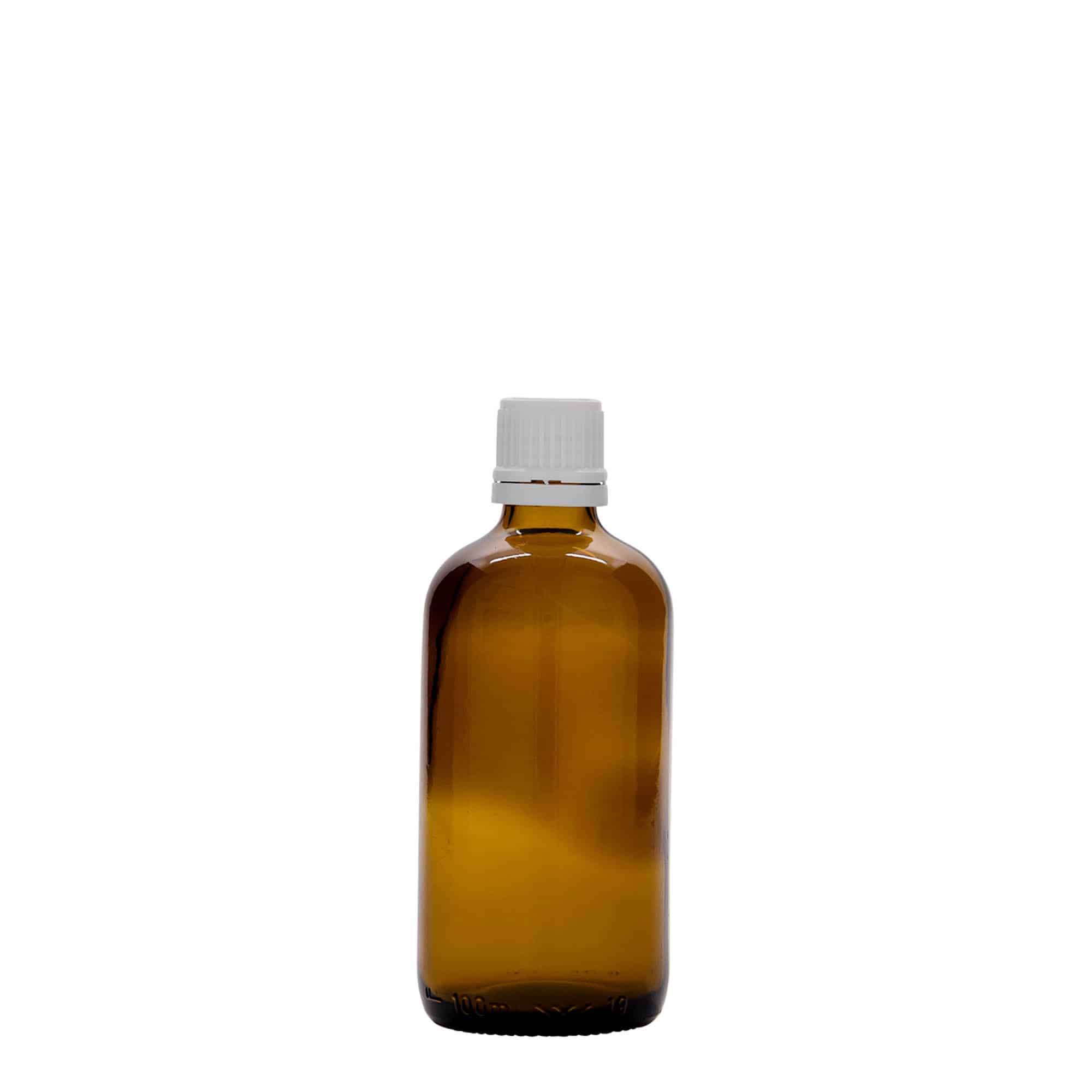 100 ml orvosi üveg, barna, nyílás: DIN 18