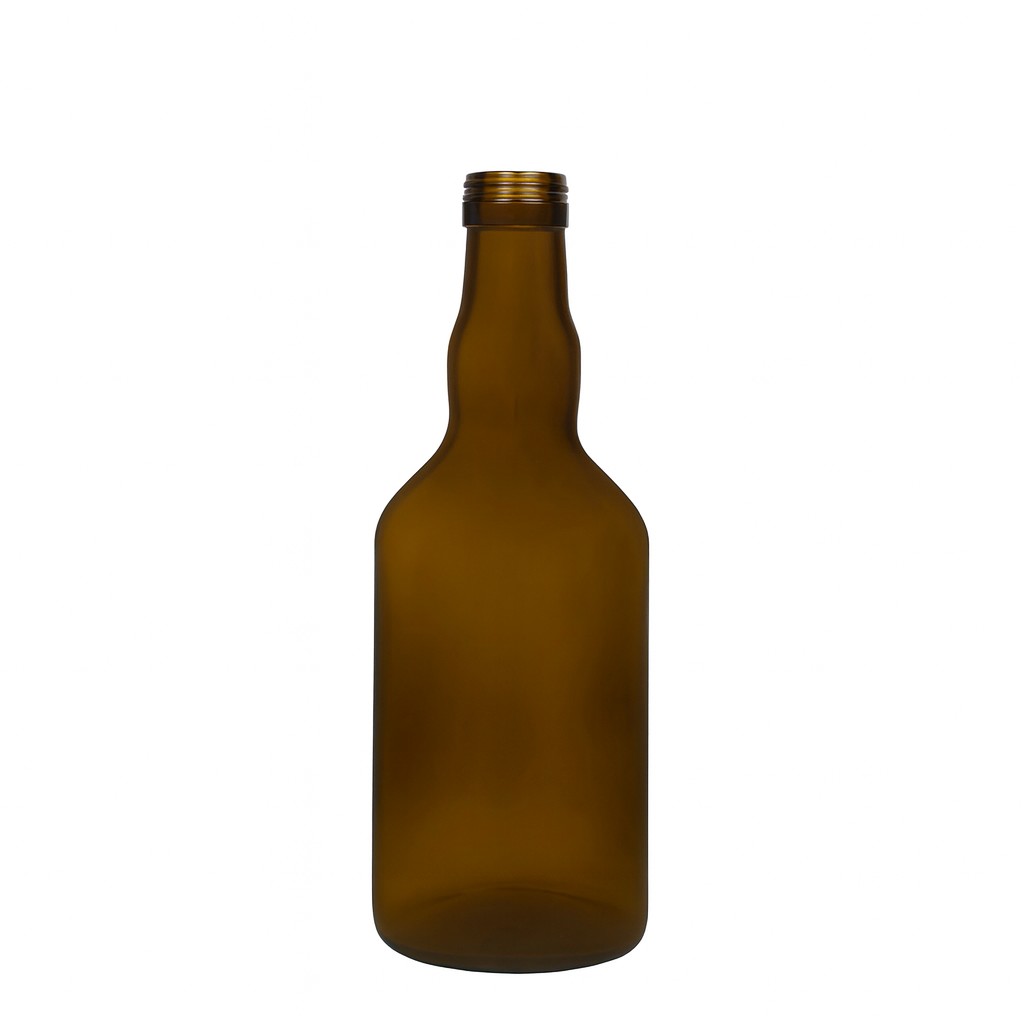500 ml üvegpalack 'Olona', antikzöld, nyílás: PP 31,5