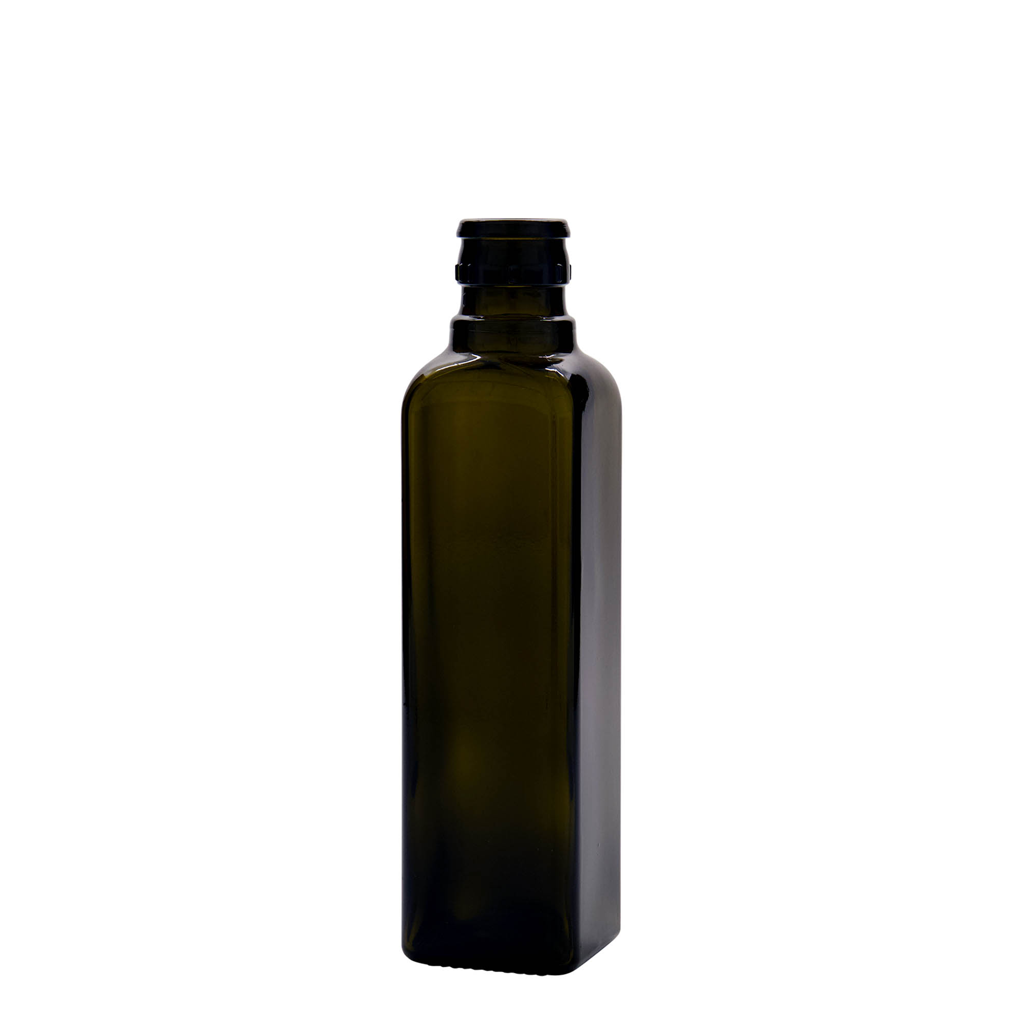 250 ml ecet-/olajüveg 'Quadra', üveg, négyzet alakú, antikzöld, nyílás: DOP 250 ml ecet-/olajüveg 'Quadra', üveg, négyzet alakú, antikzöld, nyílás: DOP