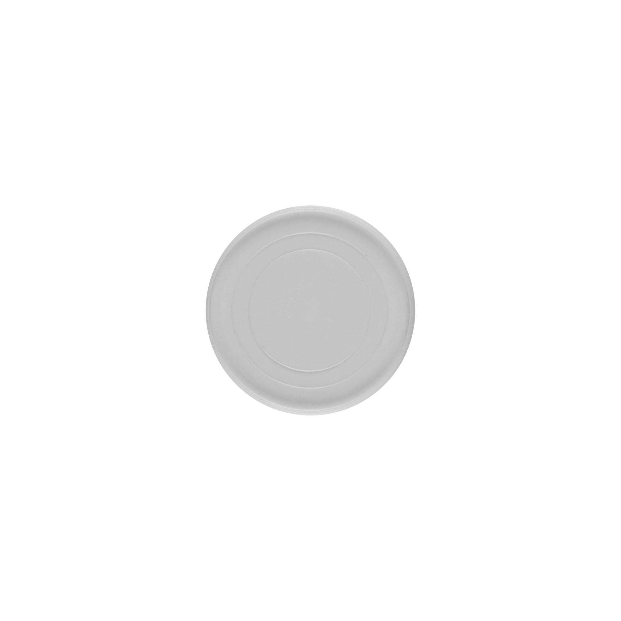 Fedőlap 5 ml-es 'Bianca' számára, PP műanyag, fehér Fedőlap 5 ml-es 'Bianca' számára, PP műanyag, fehér