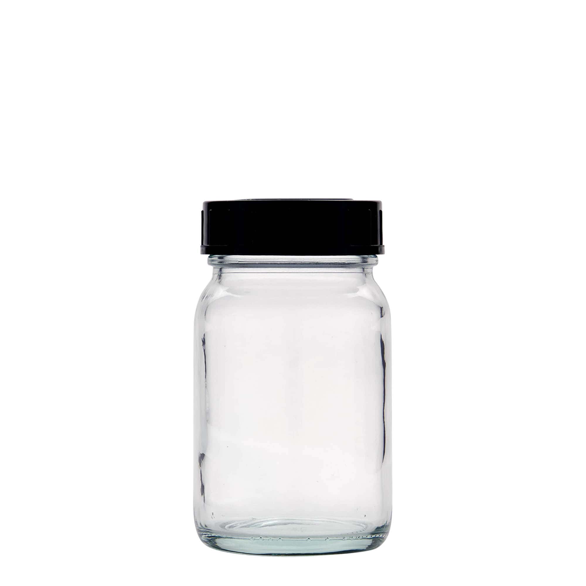 200 ml széles szájú üveg, nyílás: DIN 55