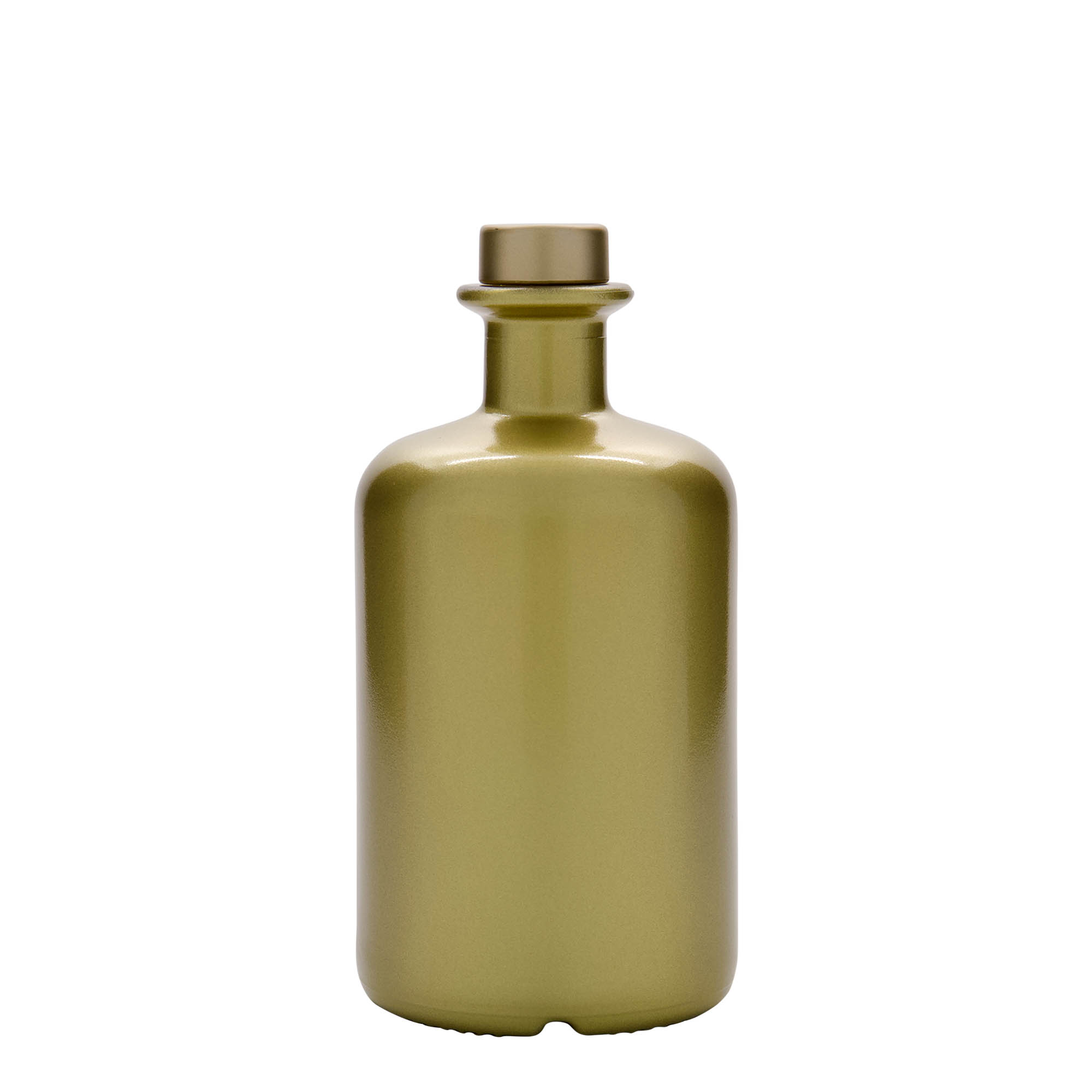 500 ml üveg gyógyszerész palack, arany, nyílás: parafa 500 ml üveg gyógyszerész palack, arany, nyílás: parafa