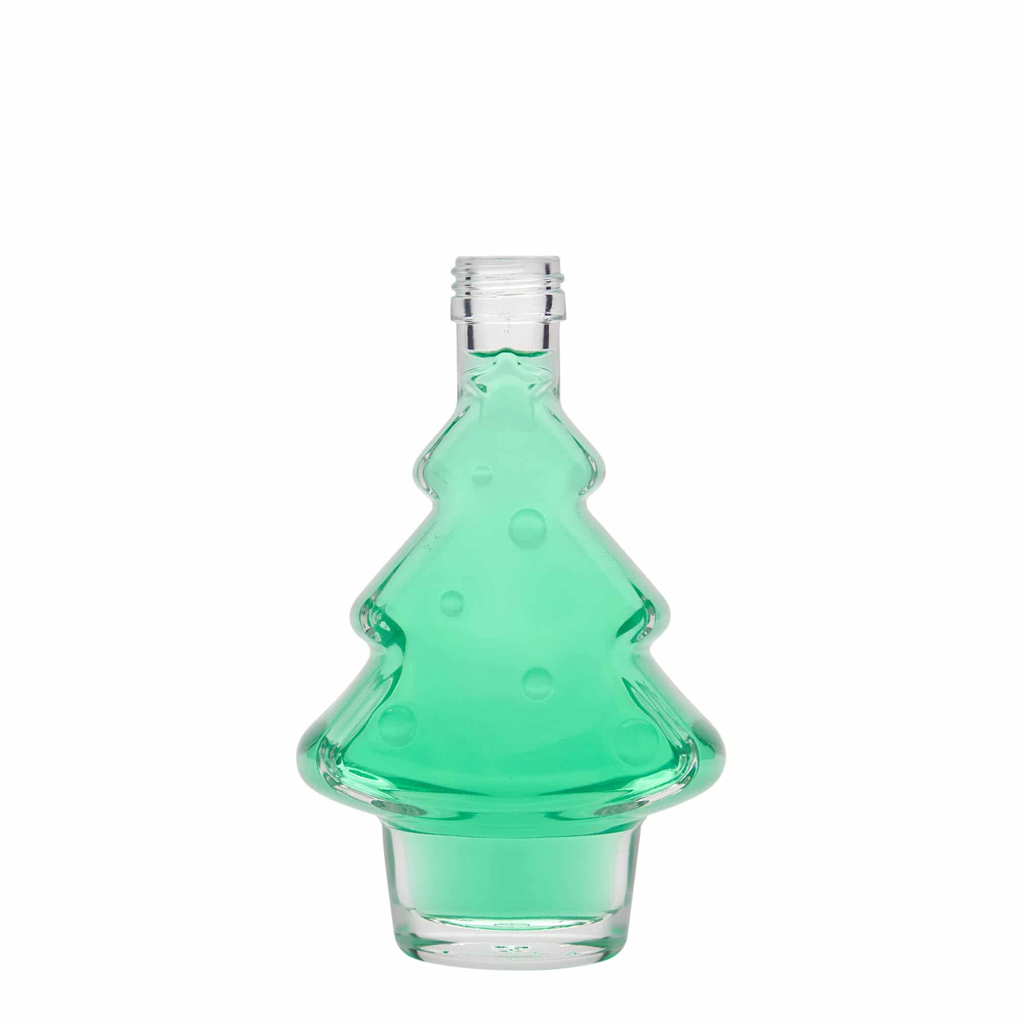 200 ml-es üvegpalack 'Tannenbaum', szájnyílás: PP 28