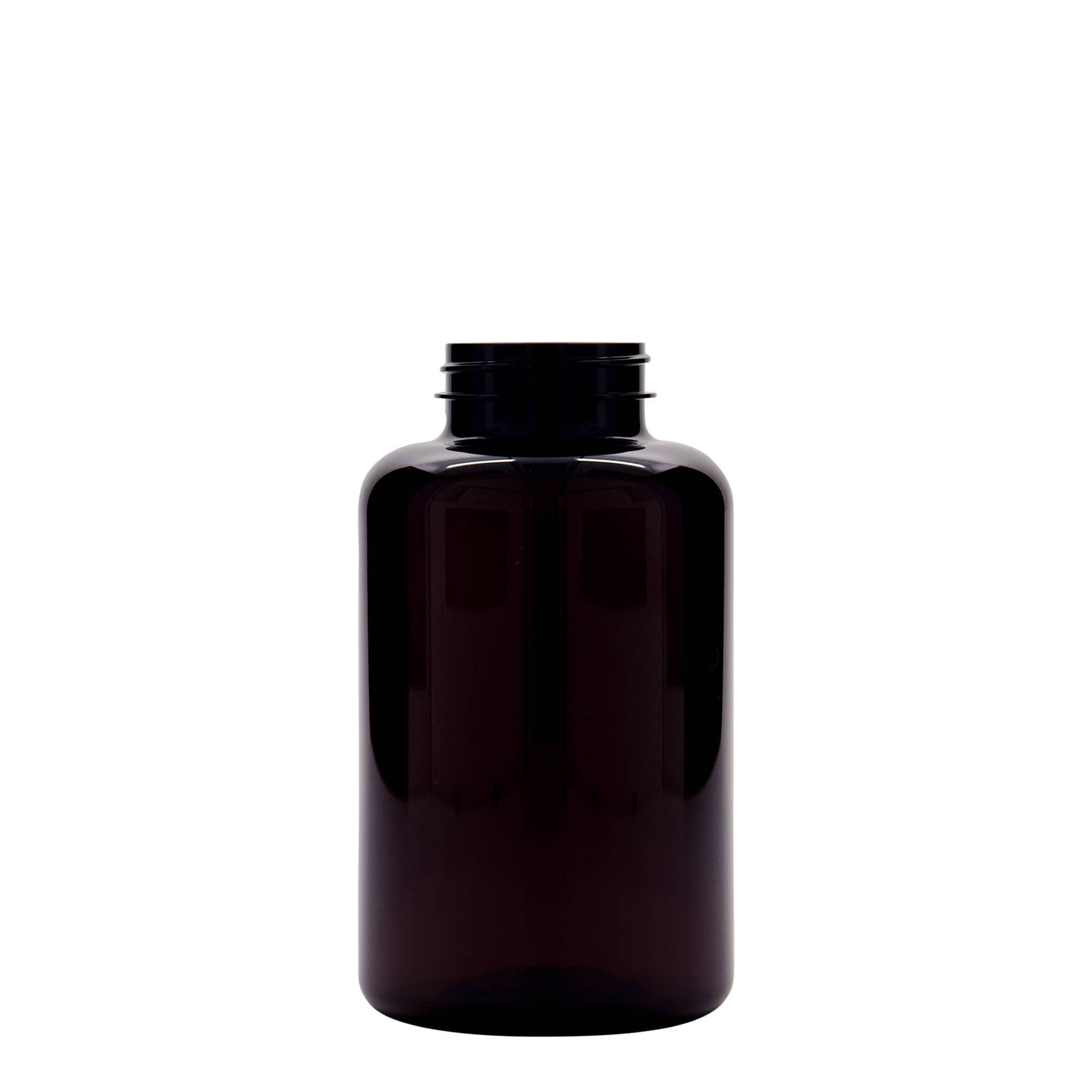500 ml-es PET-flakon, műanyag, barna, szájnyílás: 45/400 500 ml-es PET-flakon, műanyag, barna, szájnyílás: 45/400