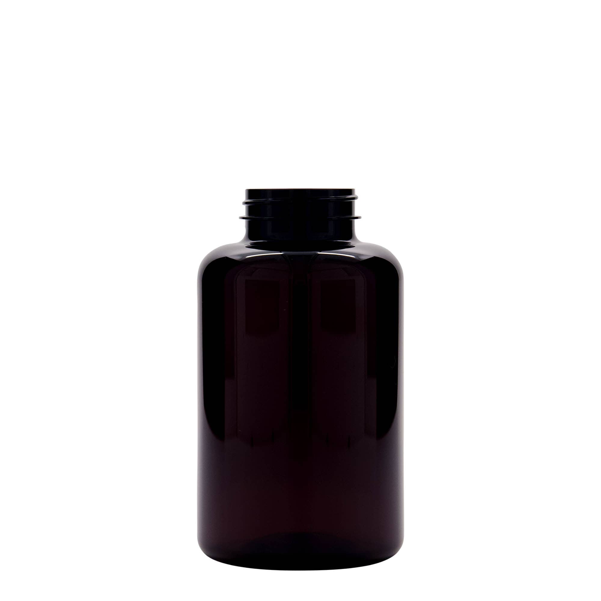 500 ml PET-palack, műanyag, barna, nyílás: 45/400