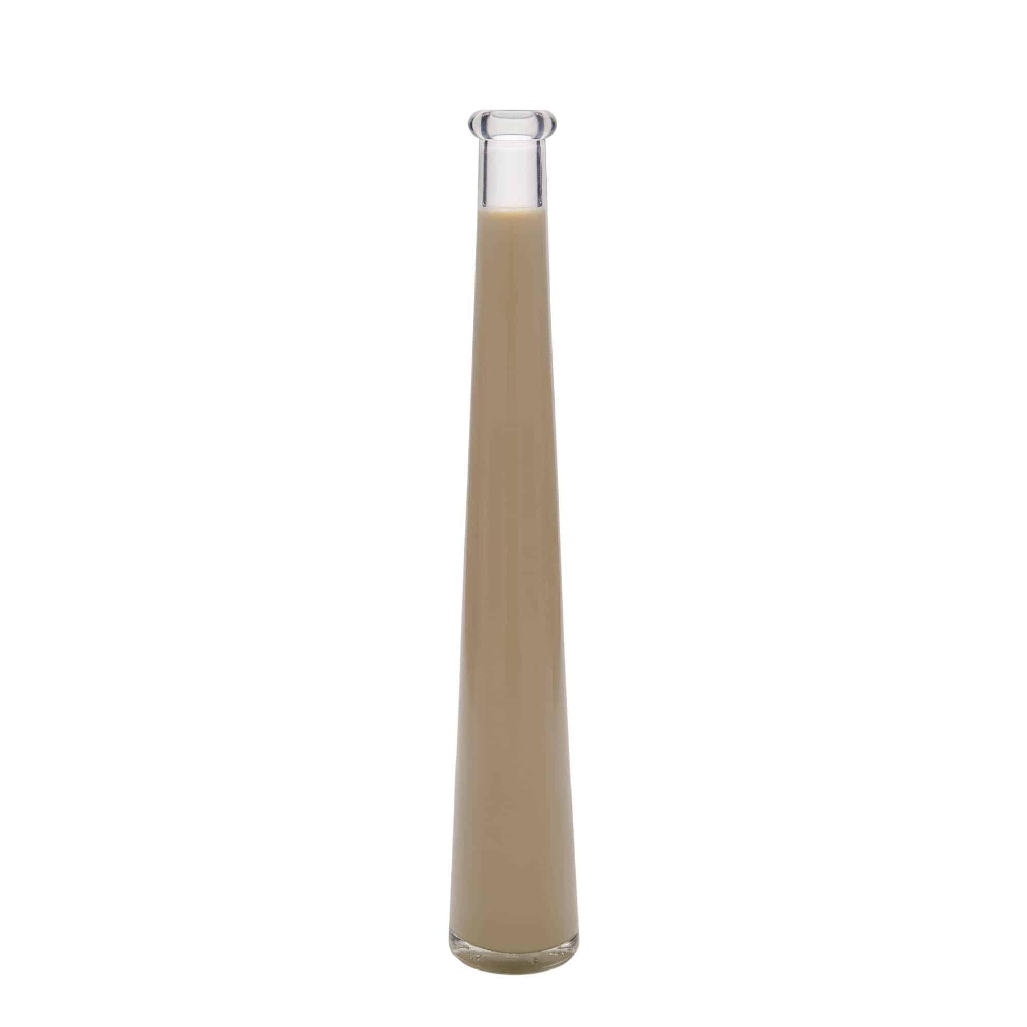 200 ml-es üvegpalack 'Dama Rondo', szájnyílás: parafadugó