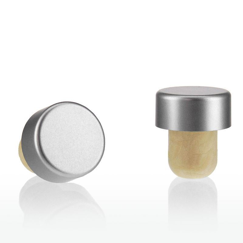 Fogantyúdugó 19 mm, műanyag, ezüst, szájrészhez: dugó Fogantyúdugó 19 mm, műanyag, ezüst, szájrészhez: dugó