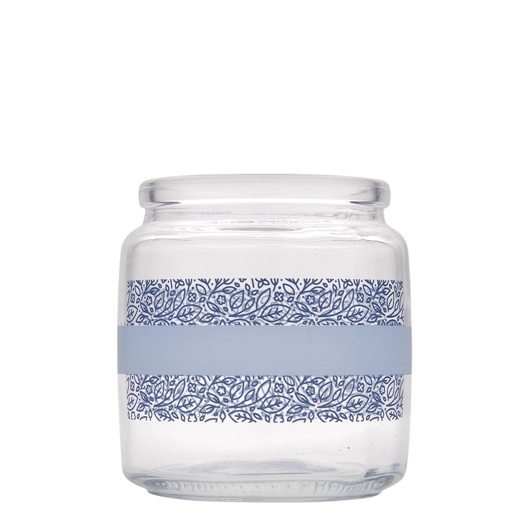 750 ml parafadugós üveg 'Giara', motívum: Naturalmente blu, nyílás: parafa