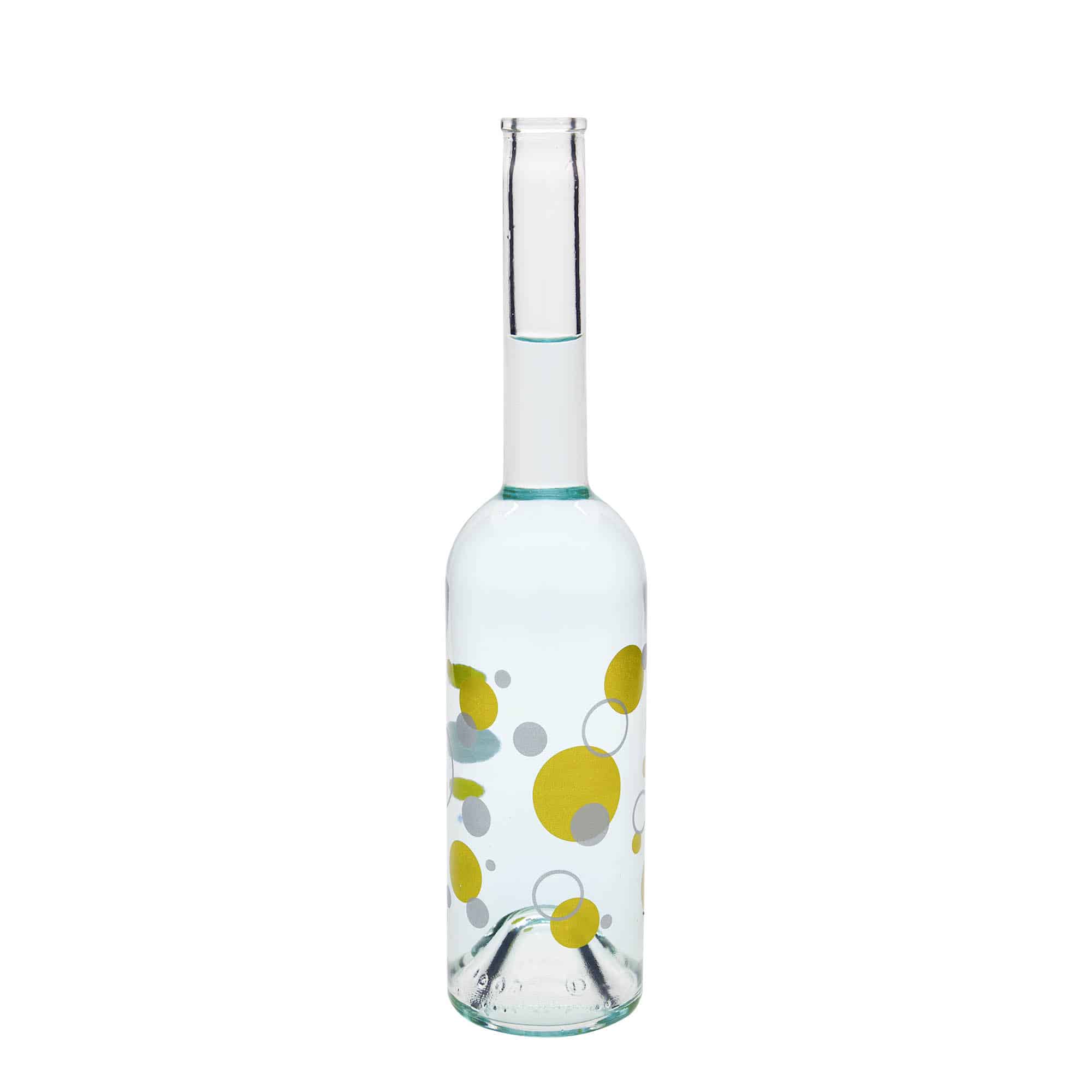 500 ml-es üvegpalack 'Opera', motívum: Pontok, szájnyílás: parafadugó