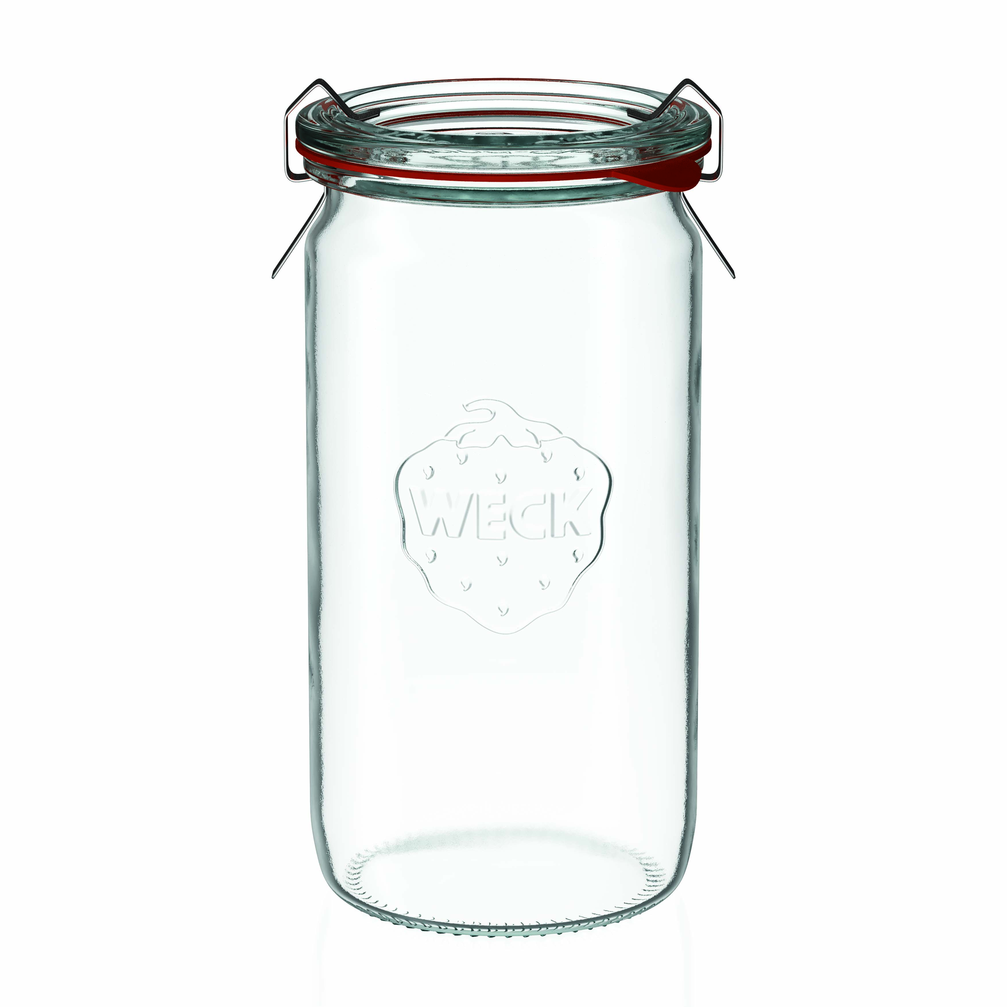 340 ml WECK-hengeres üveg, nyílás: kerek perem