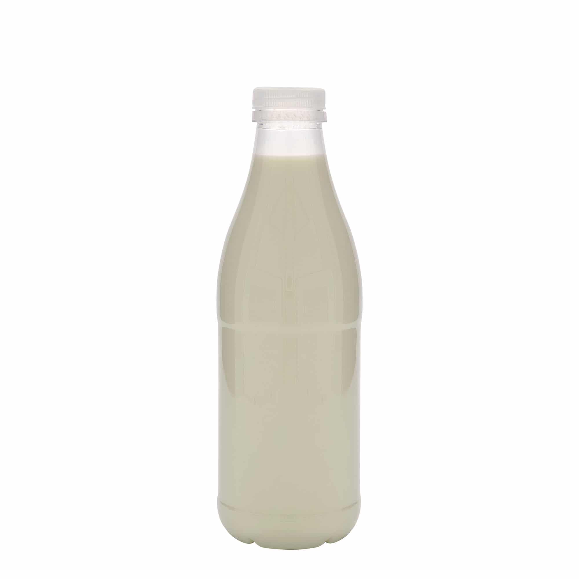 1000 ml-es PET-palack 'Milk and Juice', műanyag, szájnyílás: 38 mm