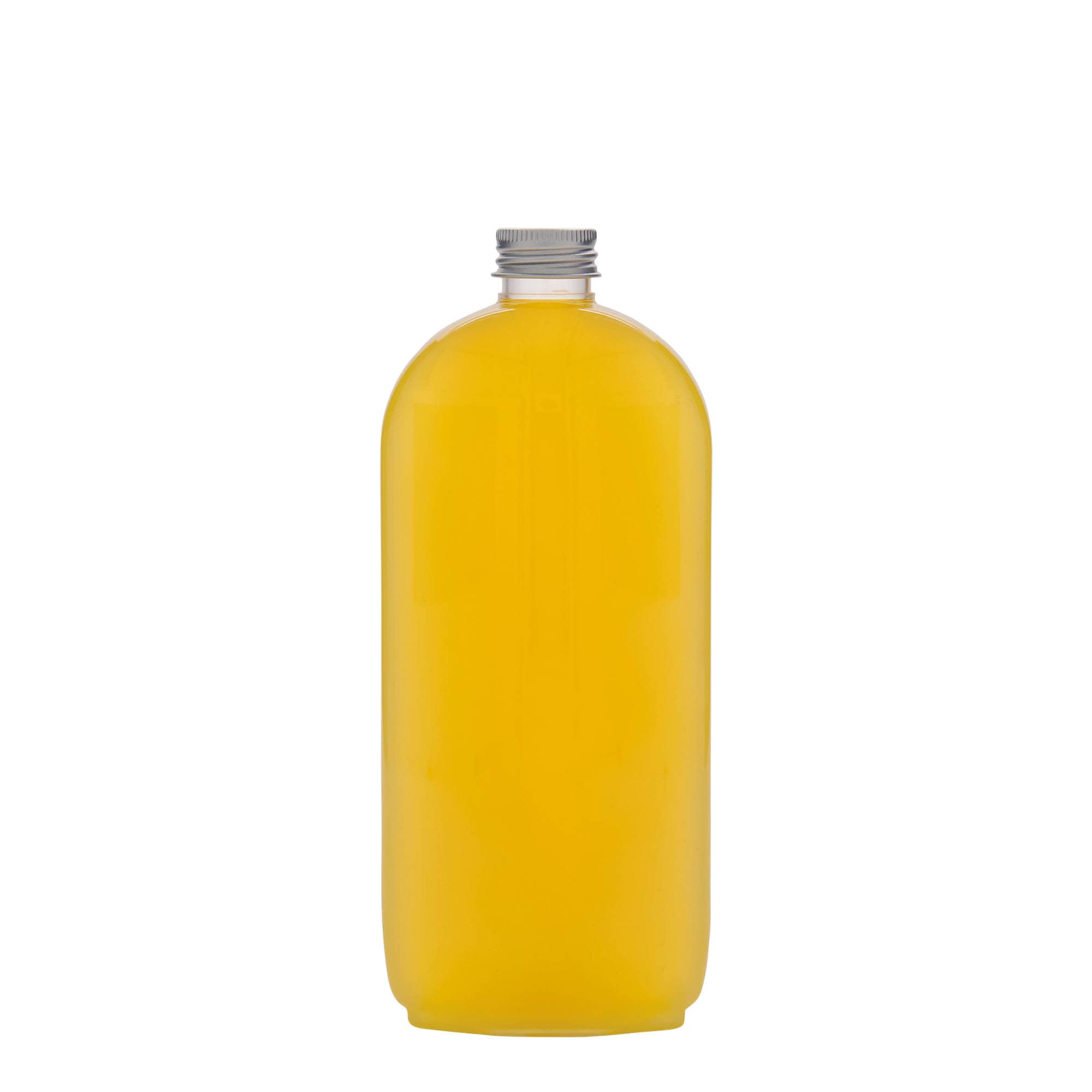 500 ml PET-palack 'Iris', ovális, műanyag, nyakméret: 24/410