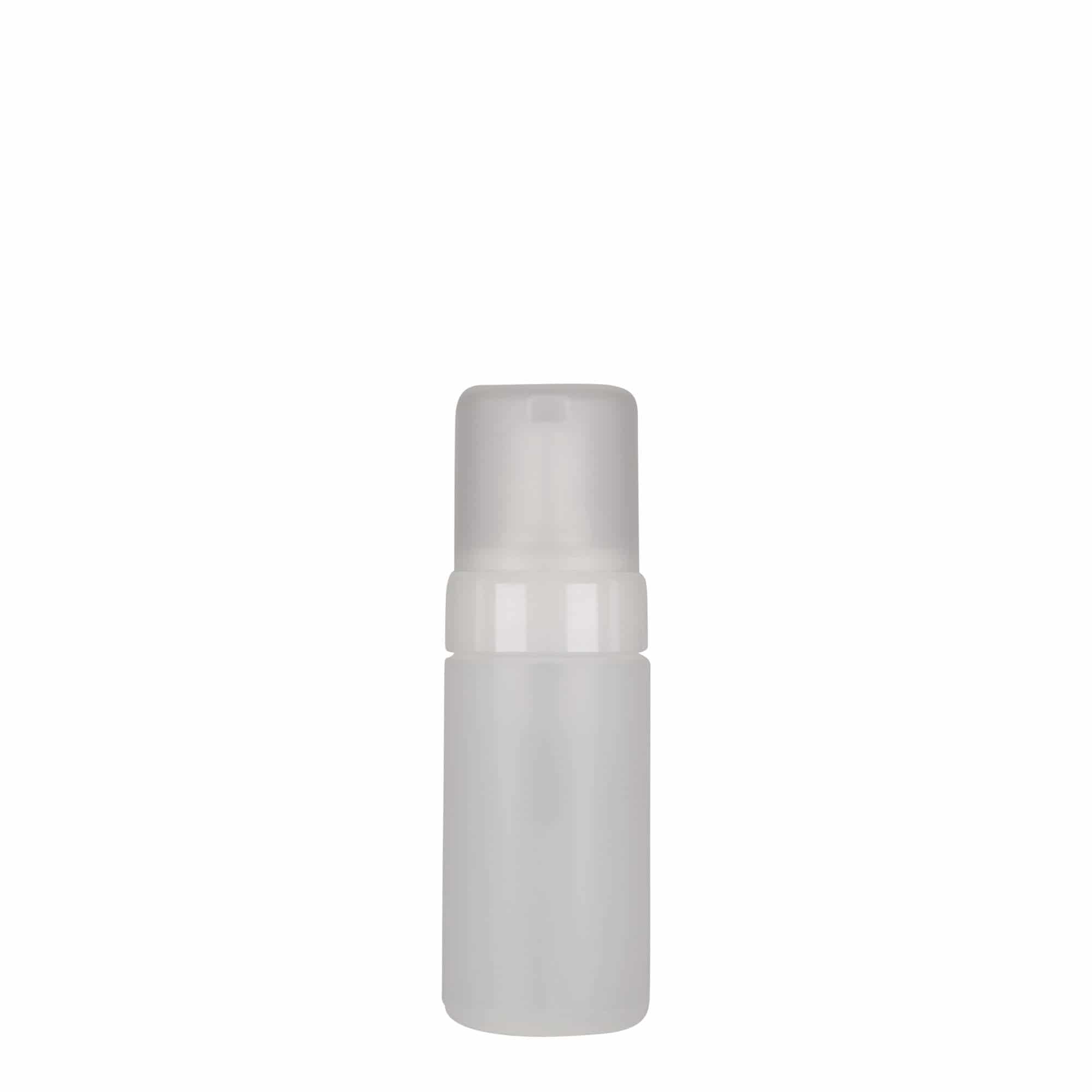 100 ml-es adagolópalack 'Foamer', PE-műanyag, natúr, szájnyílás: csavaros kupak