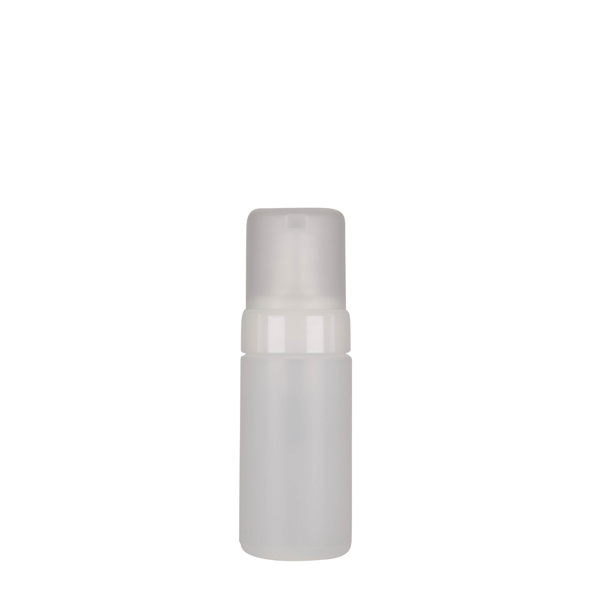 100 ml adagolópalack 'Foamer', PE-műanyag, természetes, nyílás: csavarzár
