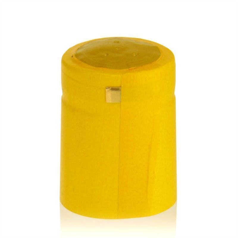 Hőre zsugorodó kapszula 32x41, PVC-műanyag, sárga Hőre zsugorodó kapszula 32x41, PVC-műanyag, sárga