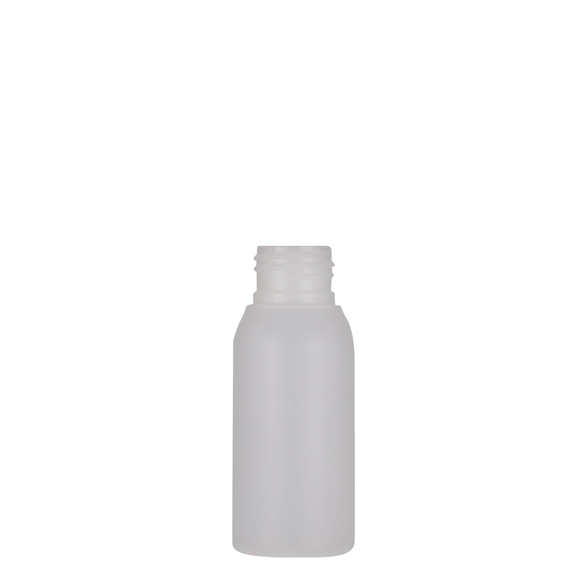 50 ml műanyag flakon 'Tuffy', HDPE, természetes, nyakméret: 24/410 50 ml műanyag flakon 'Tuffy', HDPE, természetes, nyakméret: 24/410
