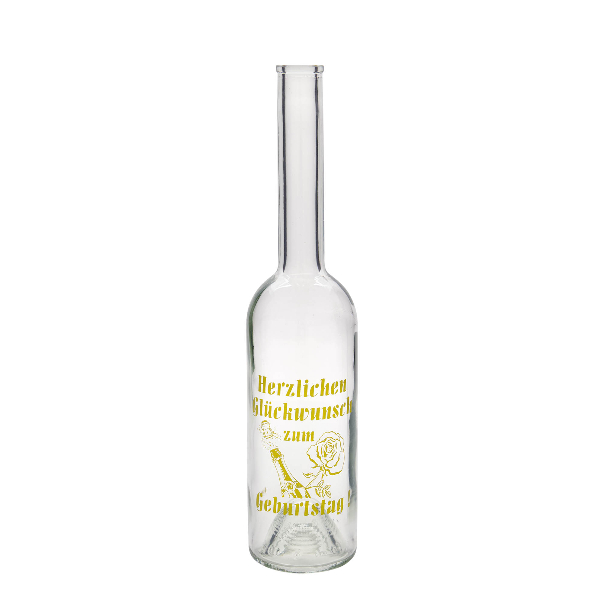 500 ml üvegpalack 'Opera', motívum: születésnapi palack, nyílás: parafa 500 ml üvegpalack 'Opera', motívum: születésnapi palack, nyílás: parafa