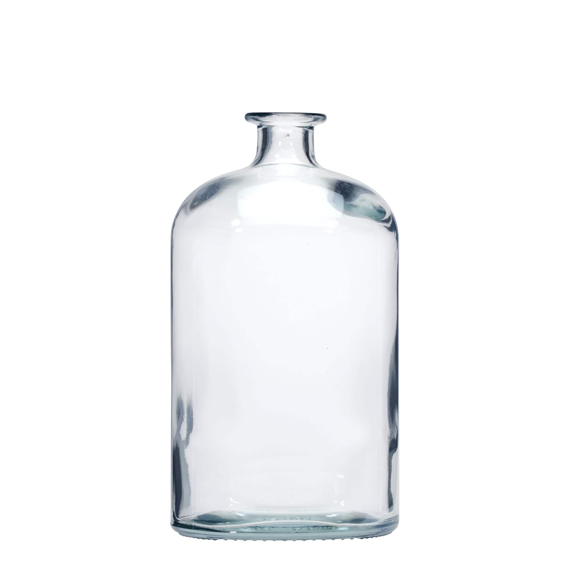 1.000 ml üvegpalack 'Dundee', ovális, nyílás: parafa
