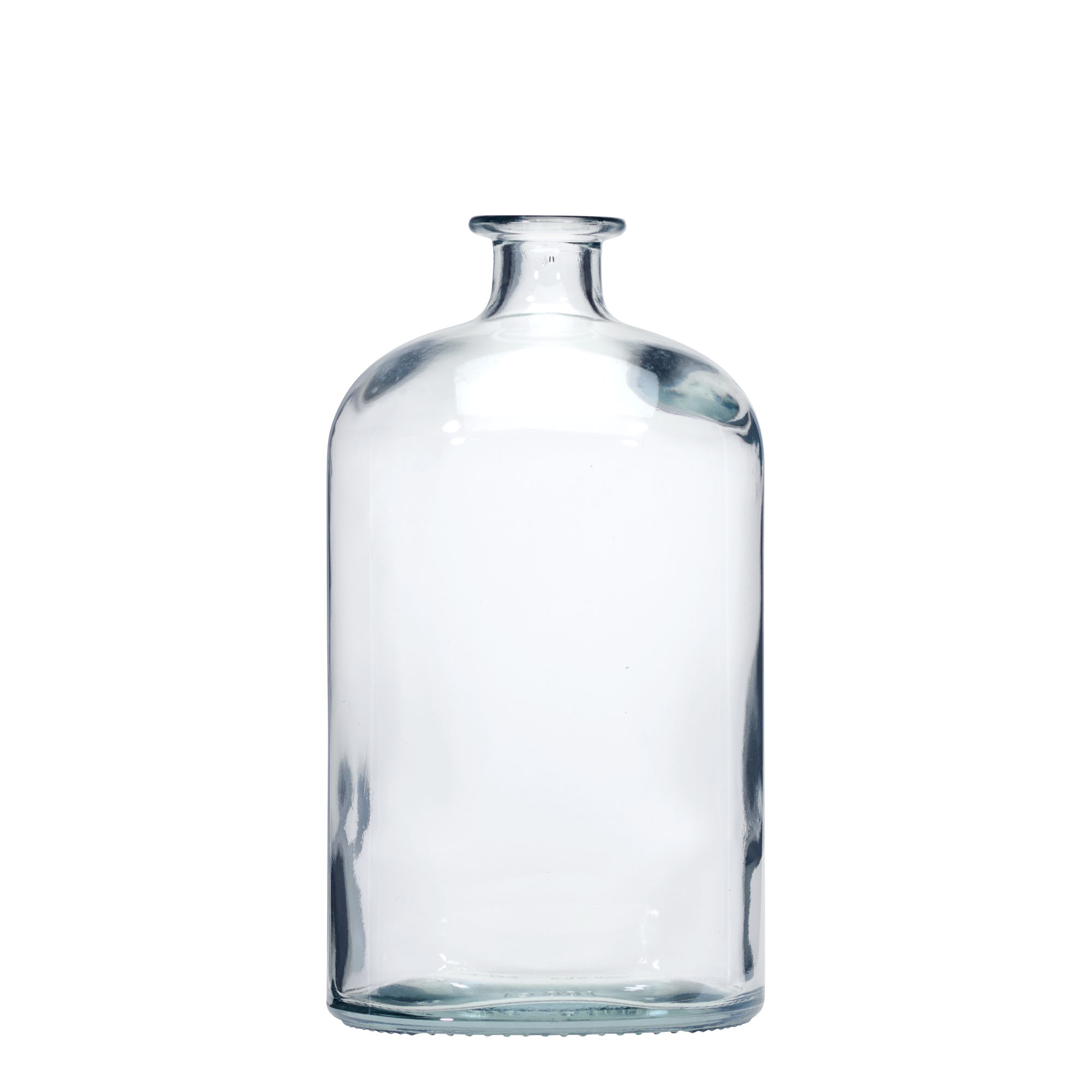 1.000 ml üvegpalack 'Dundee', ovális, nyílás: parafa