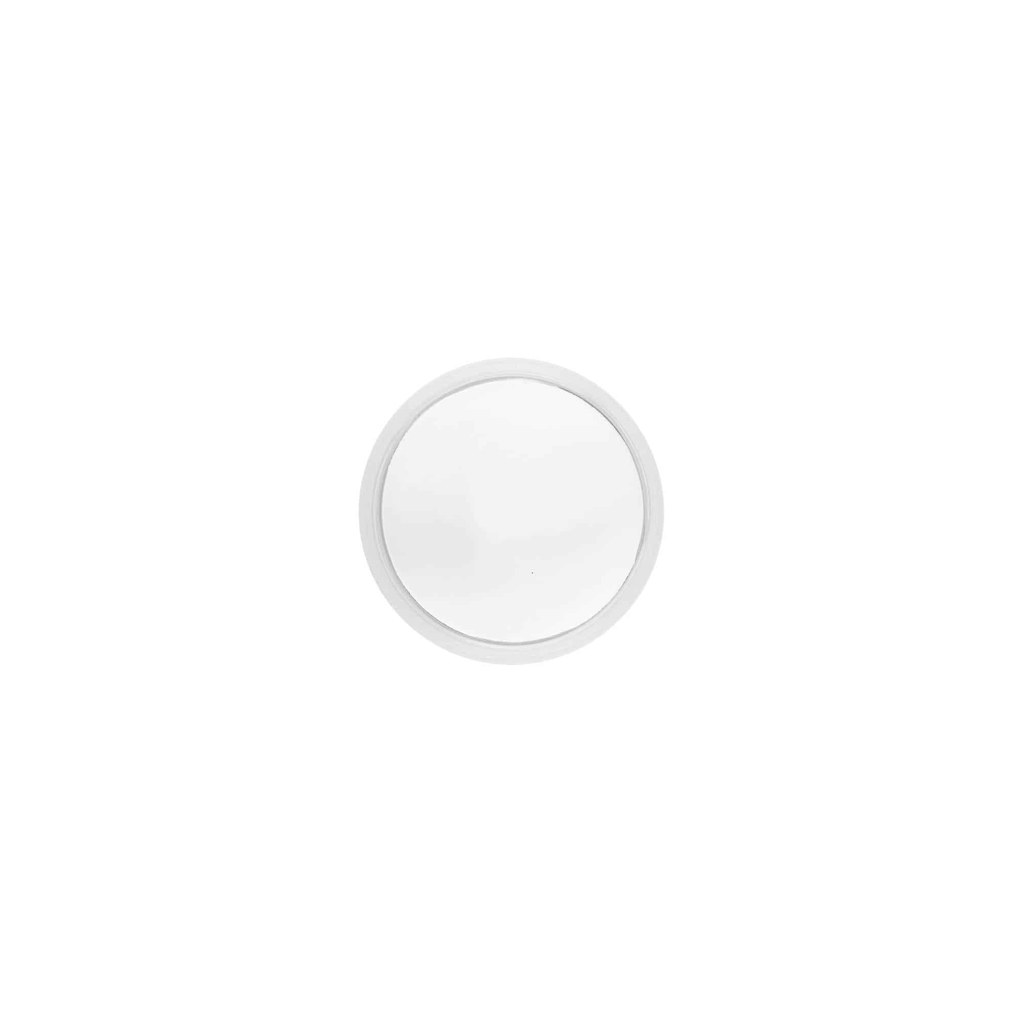 Csavaros kupak 'Clear/Platin Edition', PP-műanyag, fehér, a következő szájnyíláshoz: 40/2P