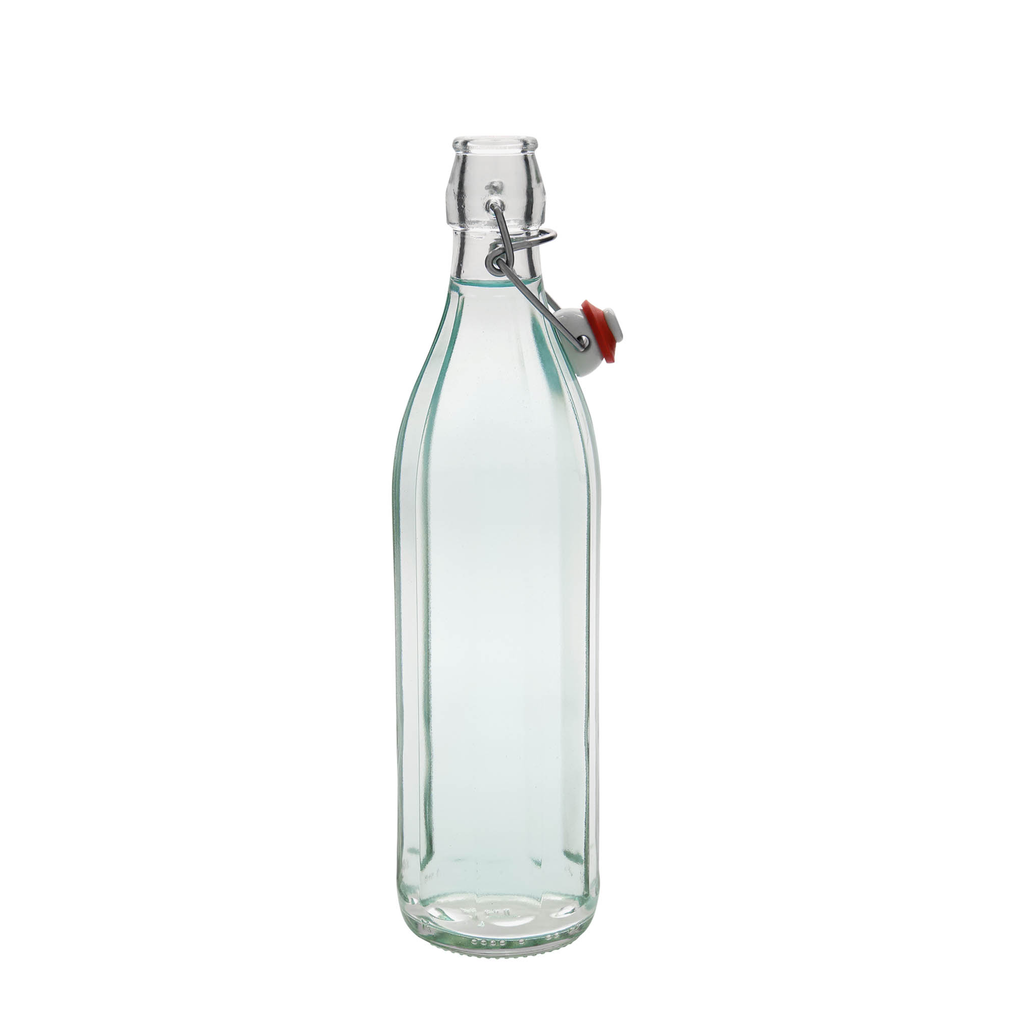 750 ml üvegpalack 'Bravo', tízszögletű, nyak: patentzár 750 ml üvegpalack 'Bravo', tízszögletű, nyak: patentzár