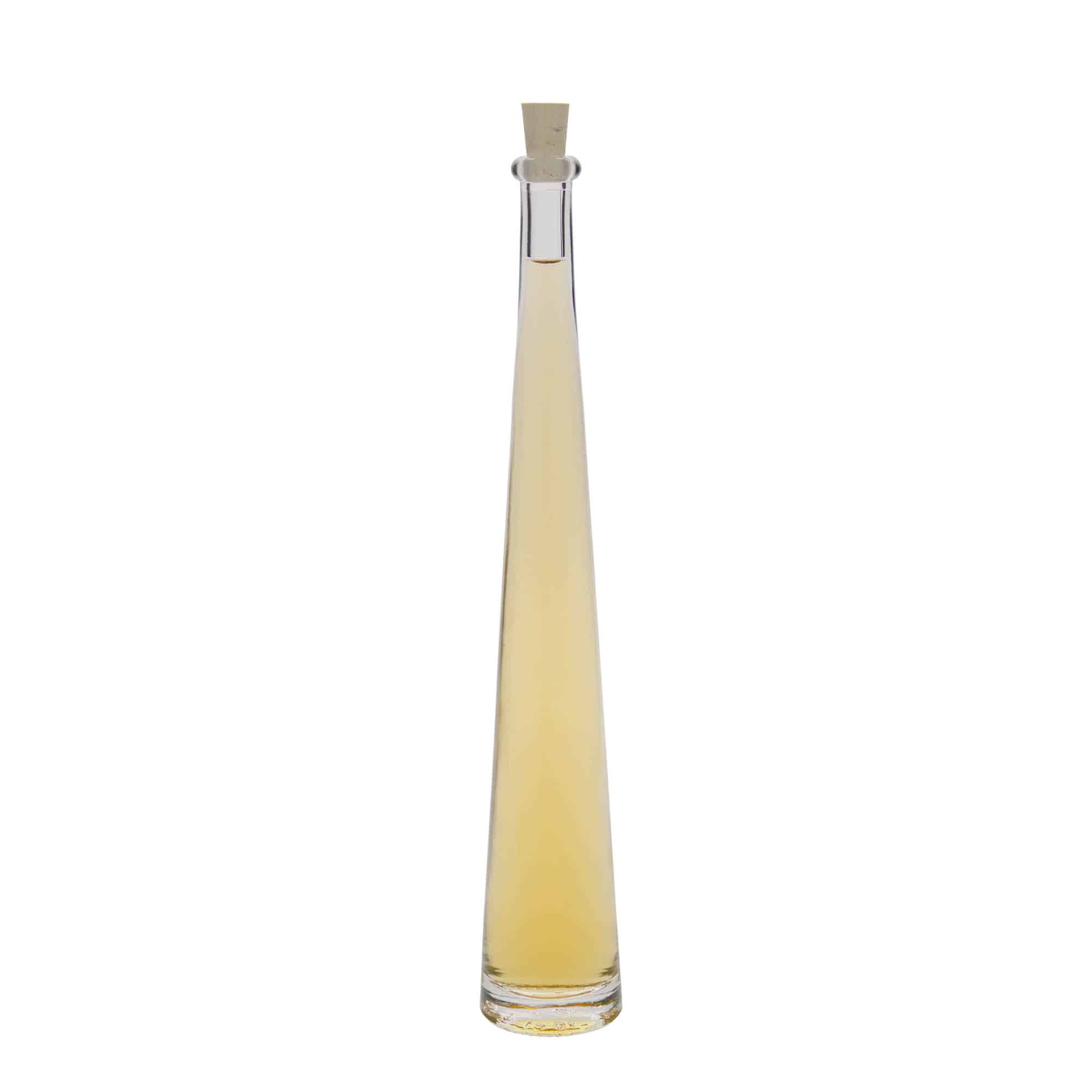 100 ml-es üvegpalack 'Dama Rondo', szájnyílás: parafadugó