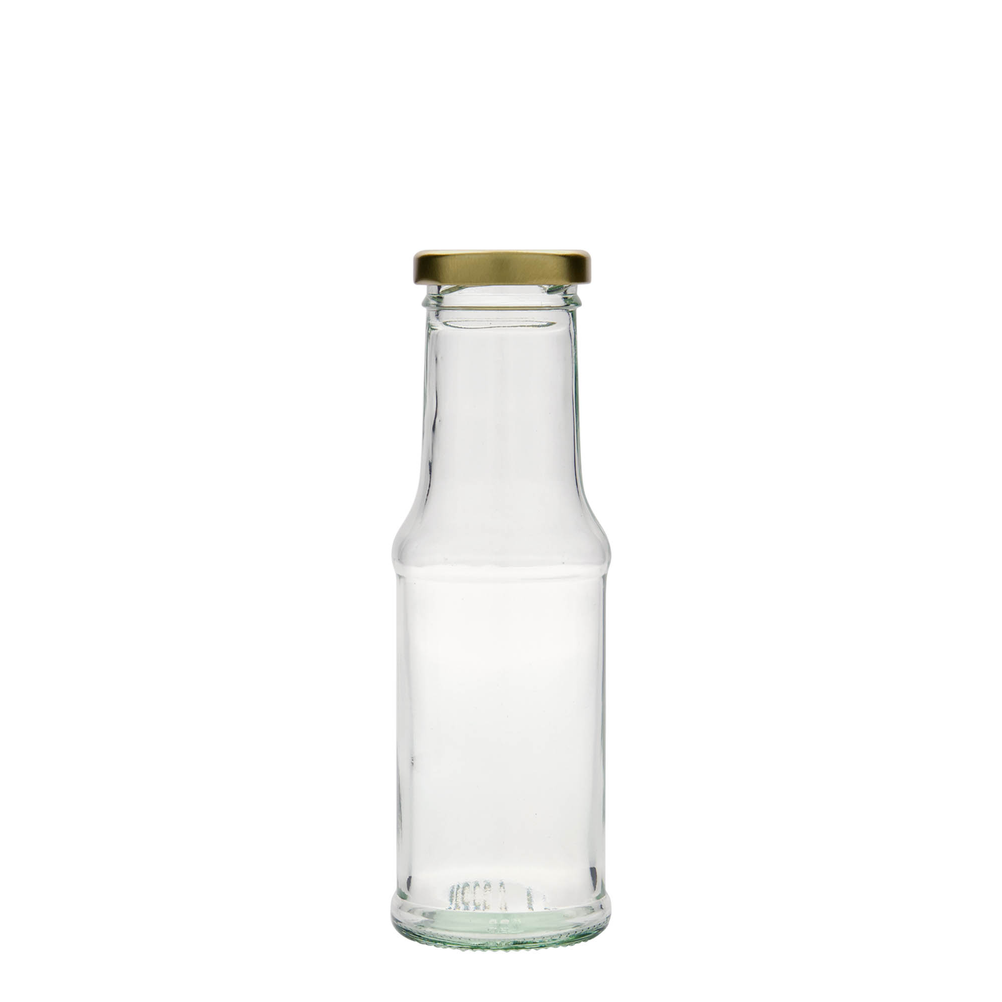 200 ml szószosüveg, üveg, nyílás: csavaros zárófedél (TO 43)