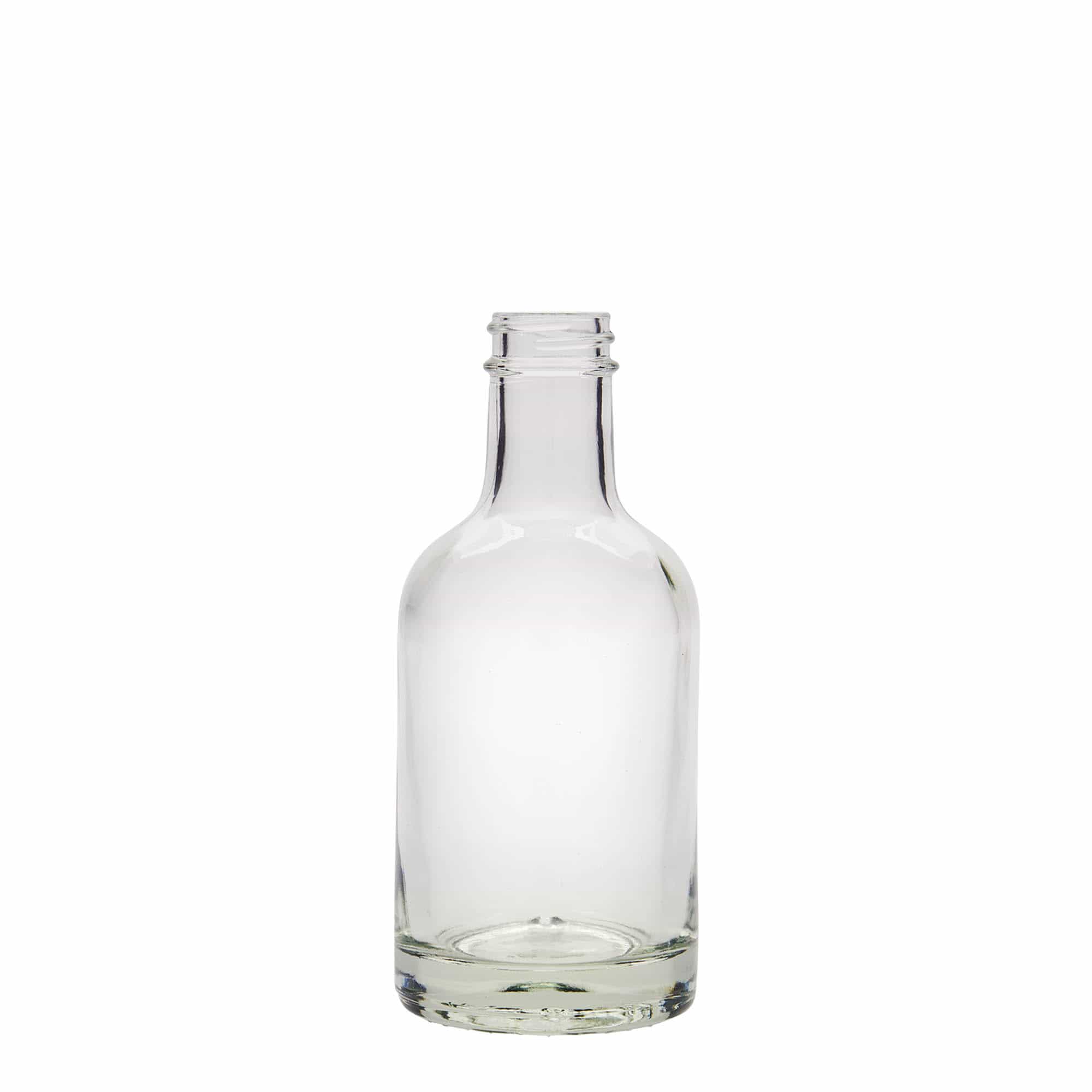 200 ml üvegpalack 'First Class', nyakátmérő: GPI 28