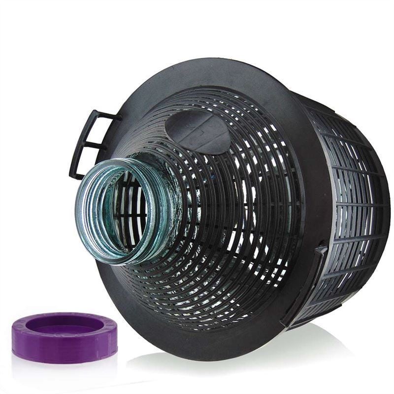 25 l ballonpalack széles nyakkal, üveg, nyílás: csavarzár