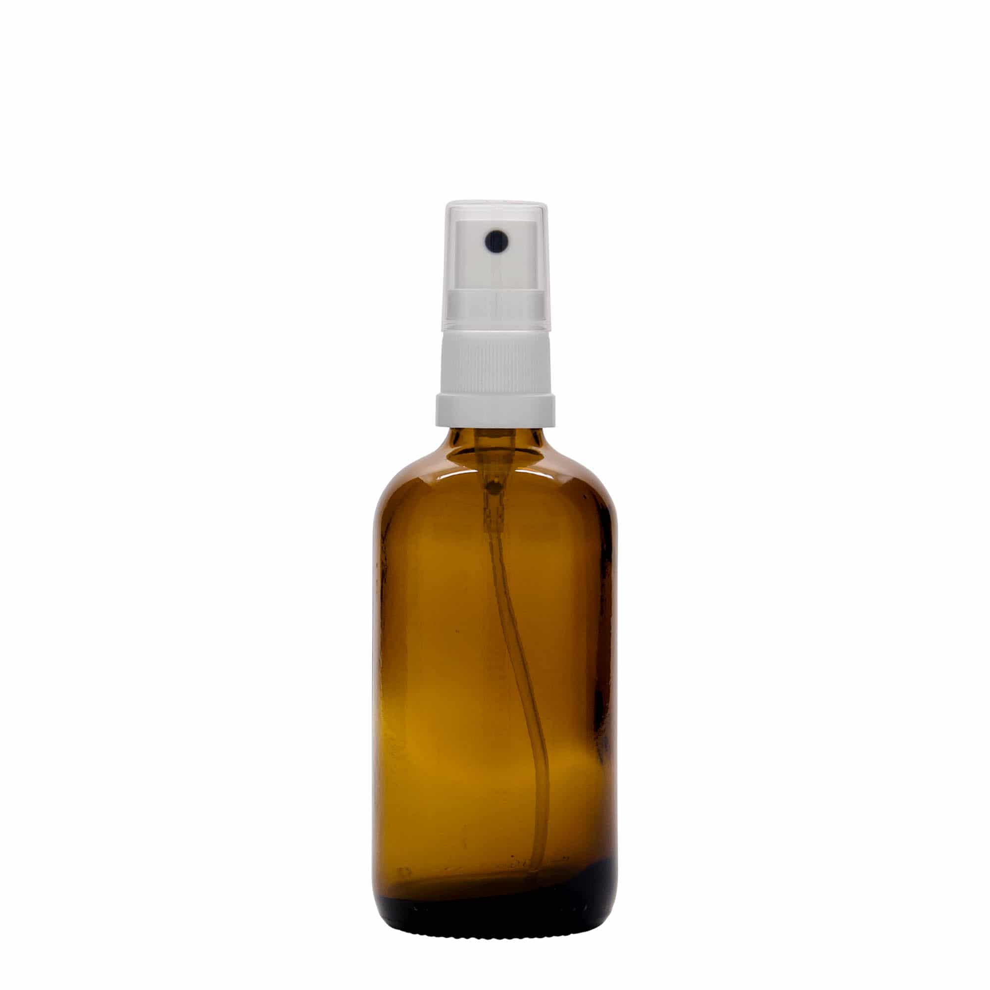 100 ml orvosi permetező üveg, barna, nyílás: DIN 18