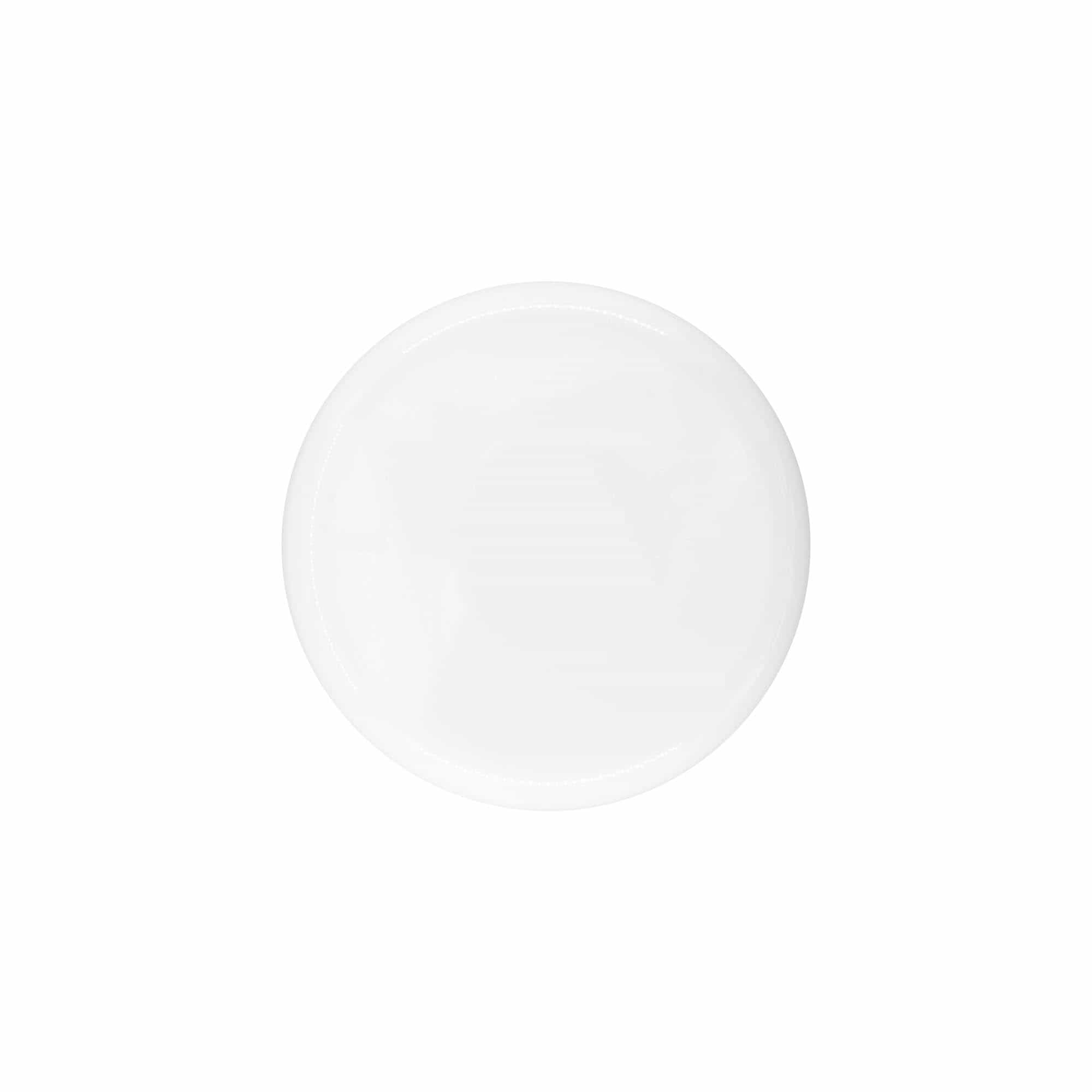 Csavaros fedél 150 ml-es 'Bianca' tégelyhez, PP-műanyag, fehér