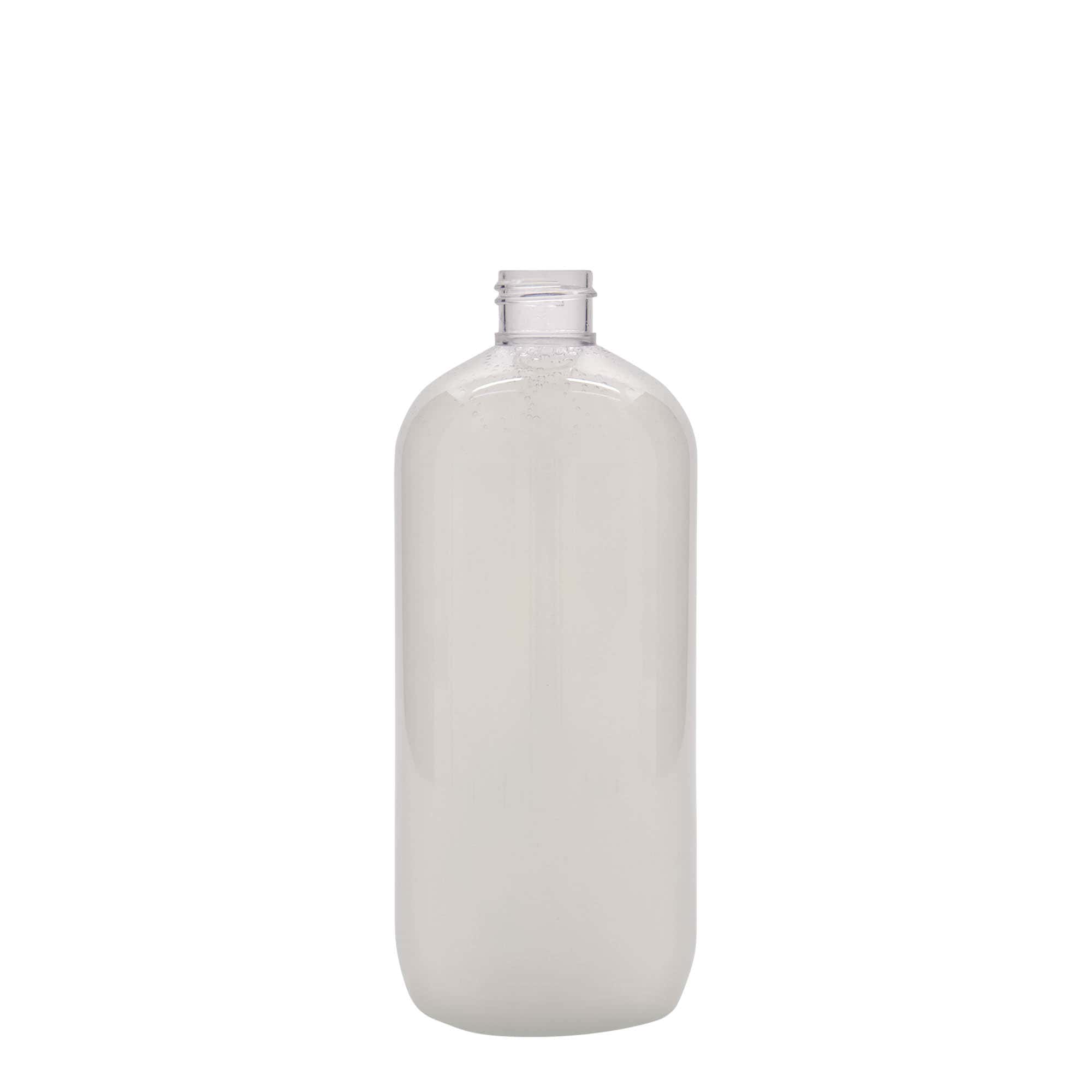 500 ml PET-palack 'Boston', műanyag, nyakméret: 24/410