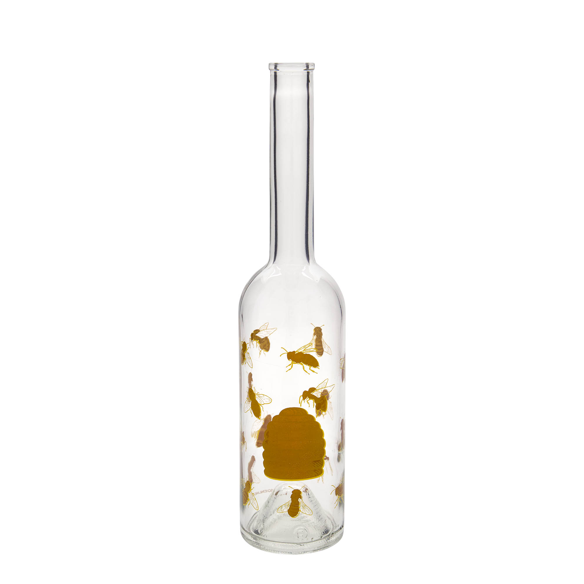 500 ml üvegpalack 'Opera', motívum: méhek, nyílás: parafa 500 ml üvegpalack 'Opera', motívum: méhek, nyílás: parafa
