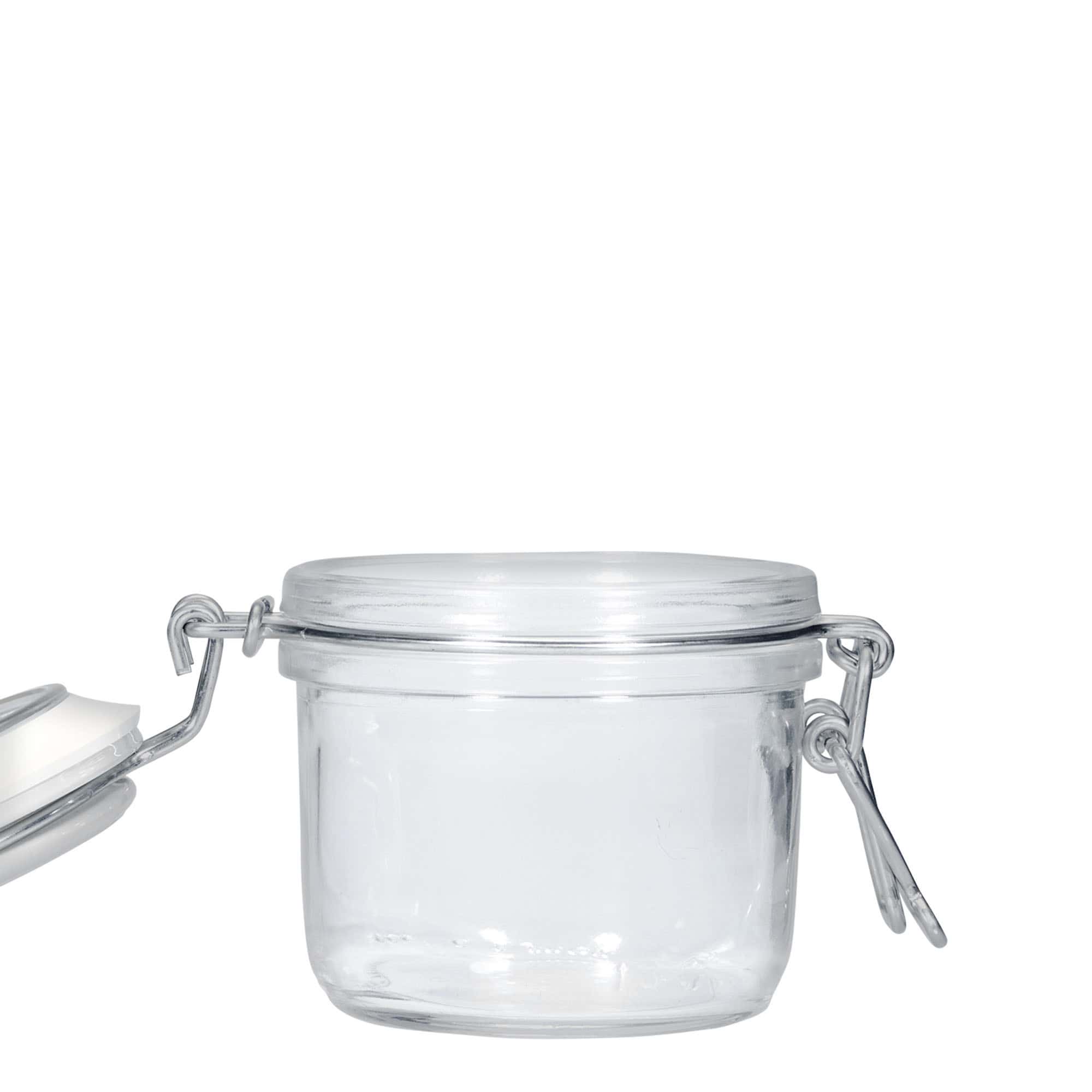 200 ml-es fémcsatos üveg 'Fido', kék, szájnyílás: fémcsatos zár