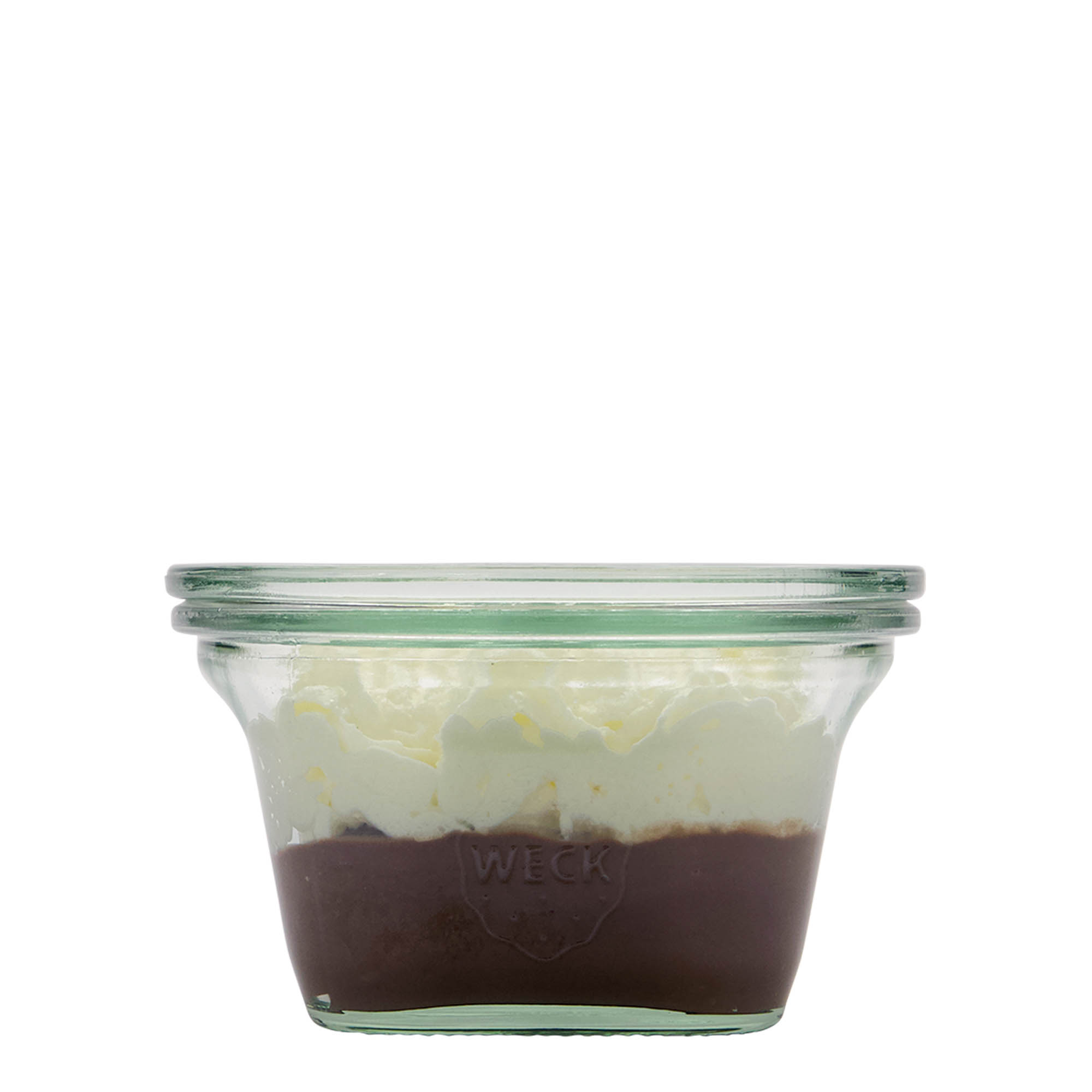 290 ml WECK Quadro-üveg, négyzet alakú, nyílás: kerek perem 290 ml WECK Quadro-üveg, négyzet alakú, nyílás: kerek perem