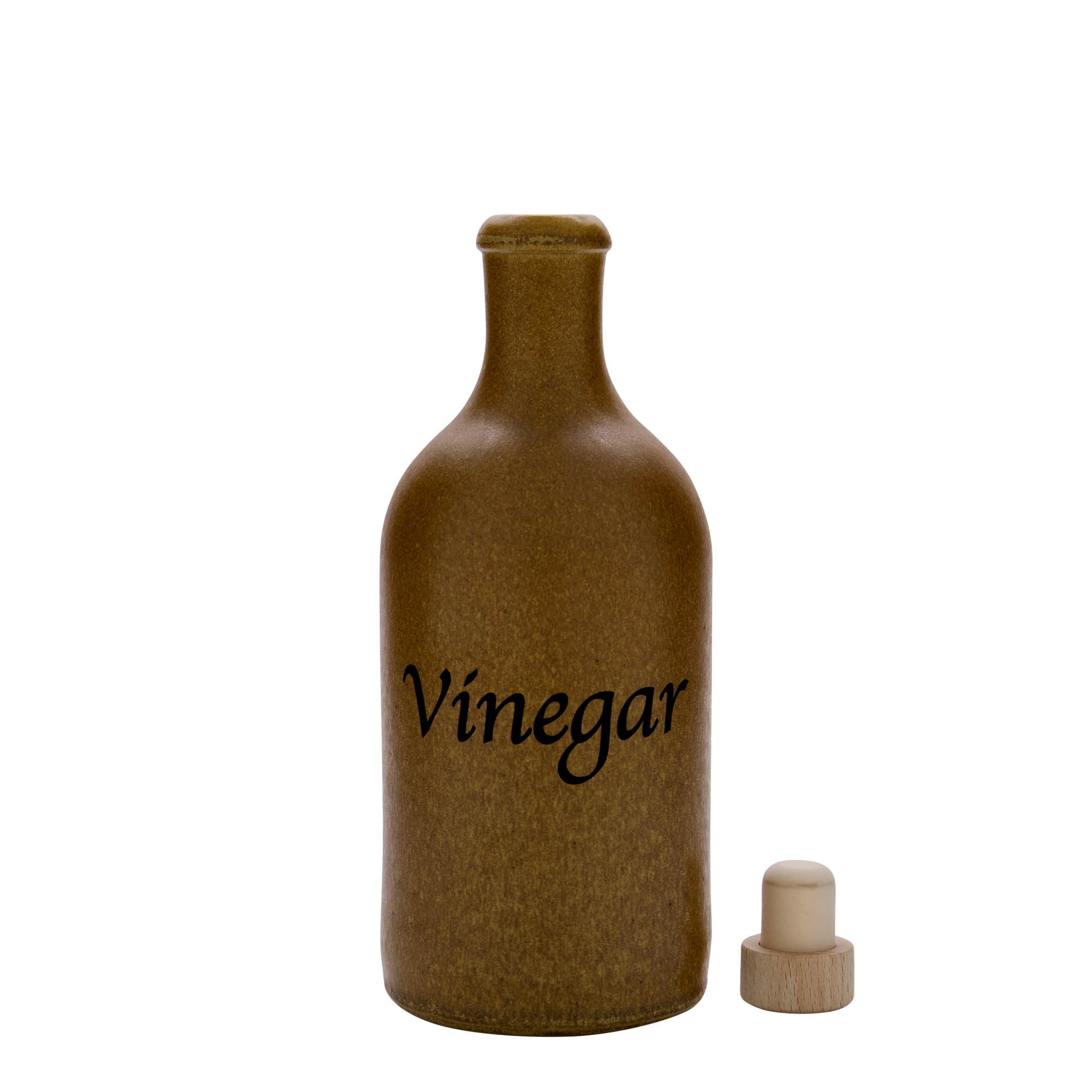 500 ml agyagedény, motívum: ecet, kőedény, barna-kristály, száj: parafa 500 ml agyagedény, motívum: ecet, kőedény, barna-kristály, száj: parafa