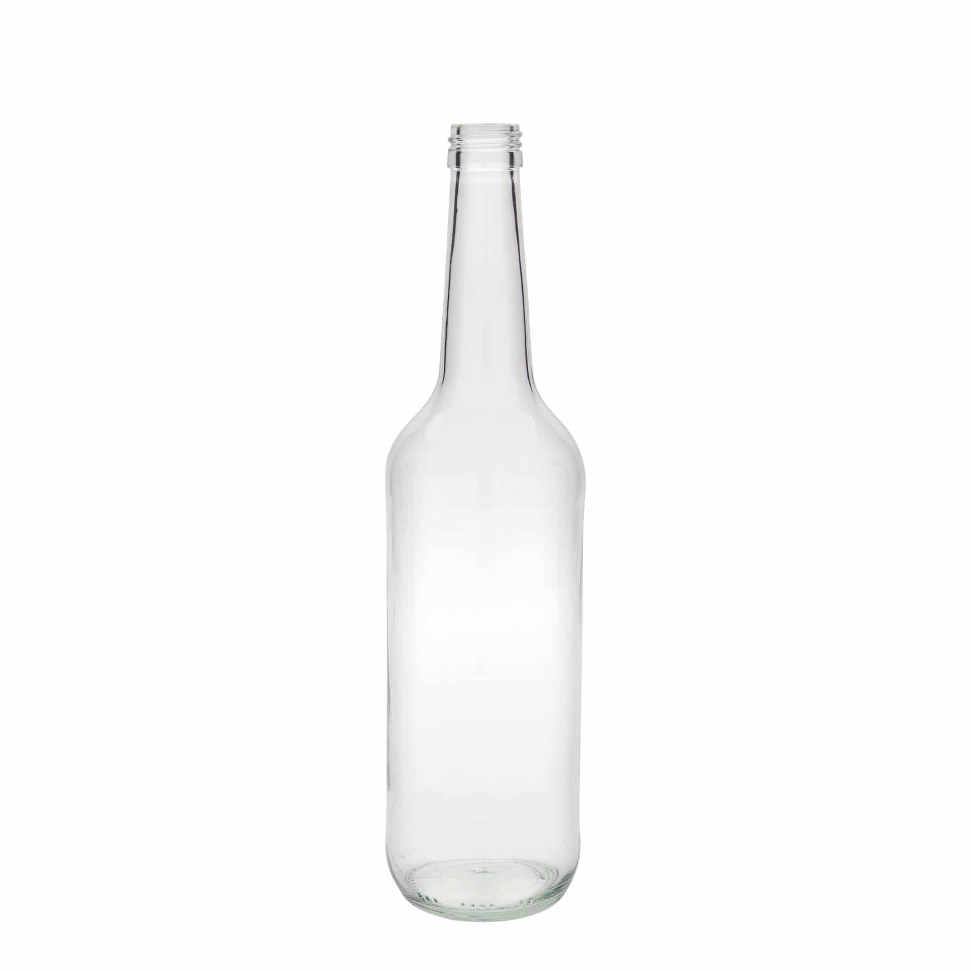 700 ml-es üvegpalack egyenes nyakú, szájnyílás: PP 28 700 ml-es üvegpalack egyenes nyakú, szájnyílás: PP 28
