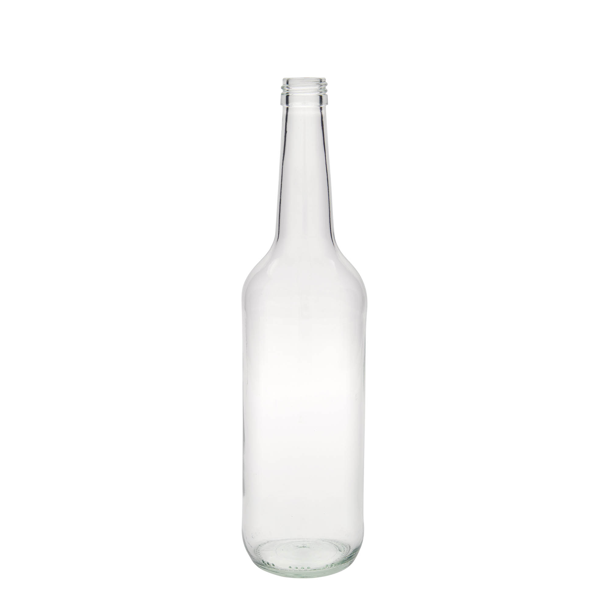 700 ml üvegpalack egyenes nyakkal, nyílás: PP 28 700 ml üvegpalack egyenes nyakkal, nyílás: PP 28