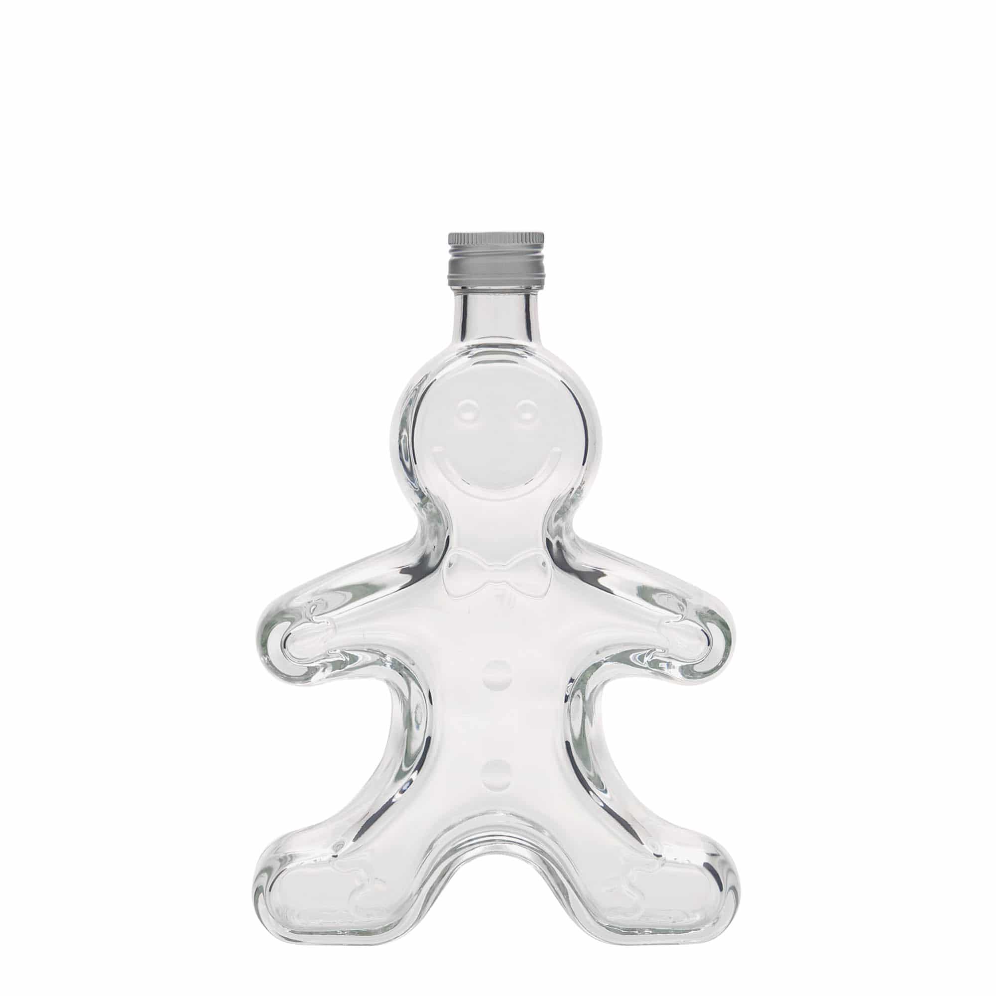 250 ml üvegpalack 'Lebkuchenmann', nyílás: PP 24