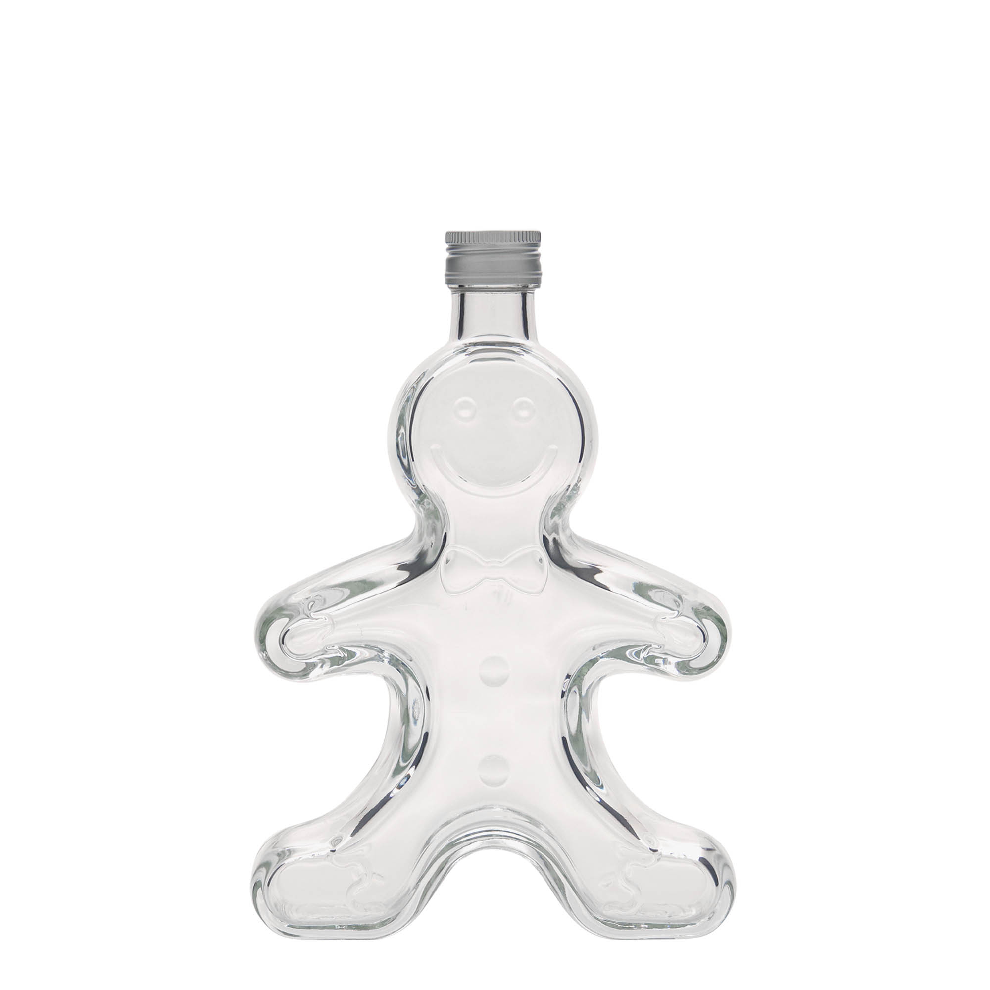 250 ml üvegpalack 'Lebkuchenmann', nyílás: PP 24 250 ml üvegpalack 'Lebkuchenmann', nyílás: PP 24