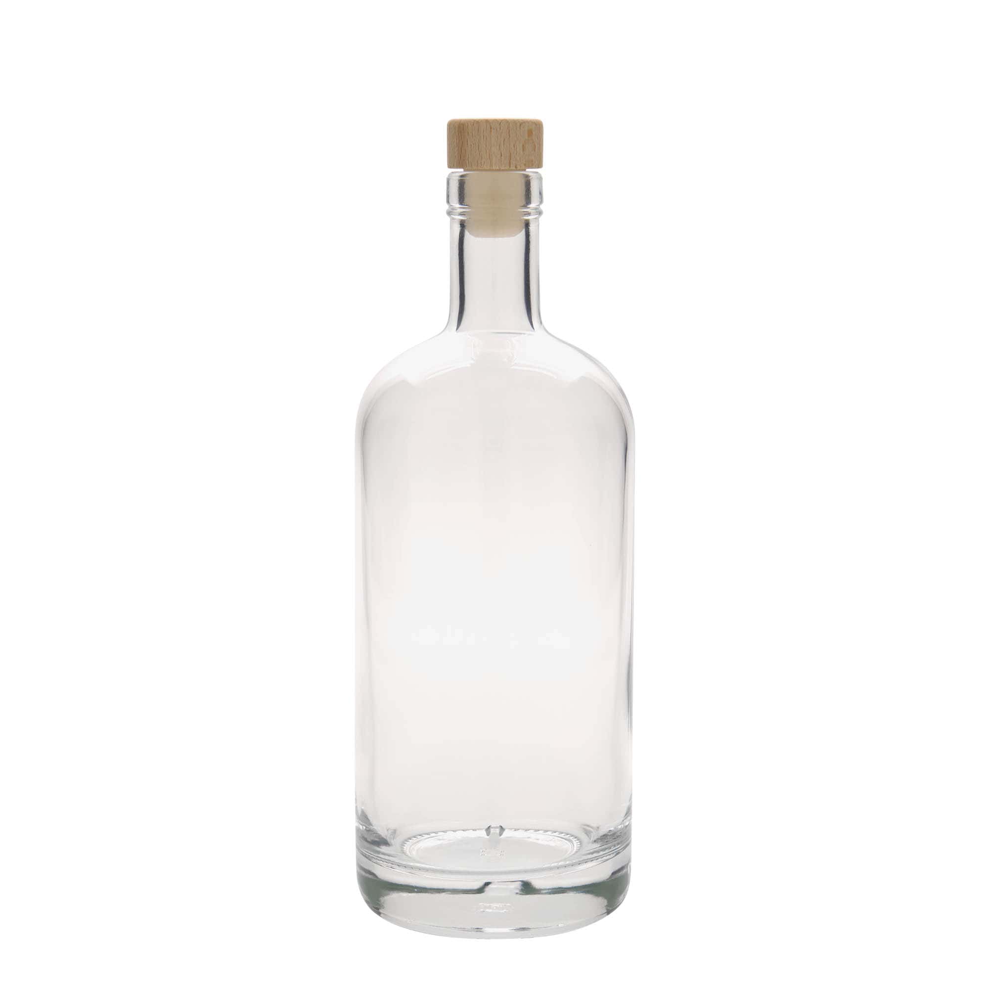 700 ml üvegpalack 'Linea Uno', nyak: parafa