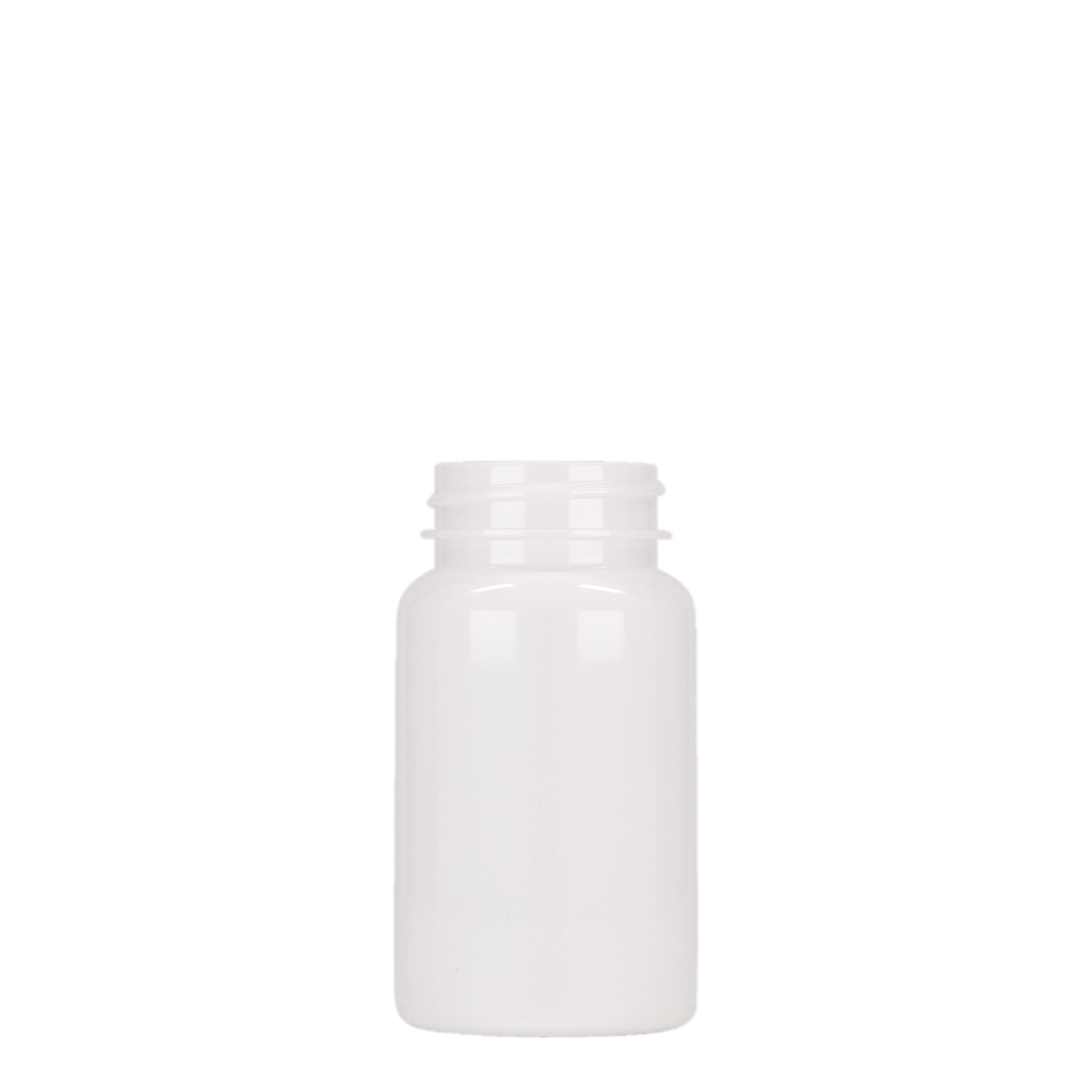 100 ml-es PET-flakon, műanyag, fehér, szájnyílás: 38/400