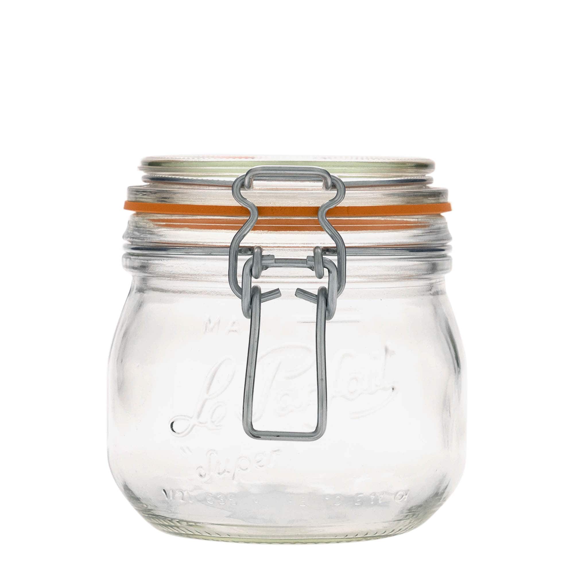 500 ml-es fémcsatos üveg 'Le Parfait Super Bocal', szájnyílás: fémcsatos zár 500 ml-es fémcsatos üveg 'Le Parfait Super Bocal', szájnyílás: fémcsatos zár