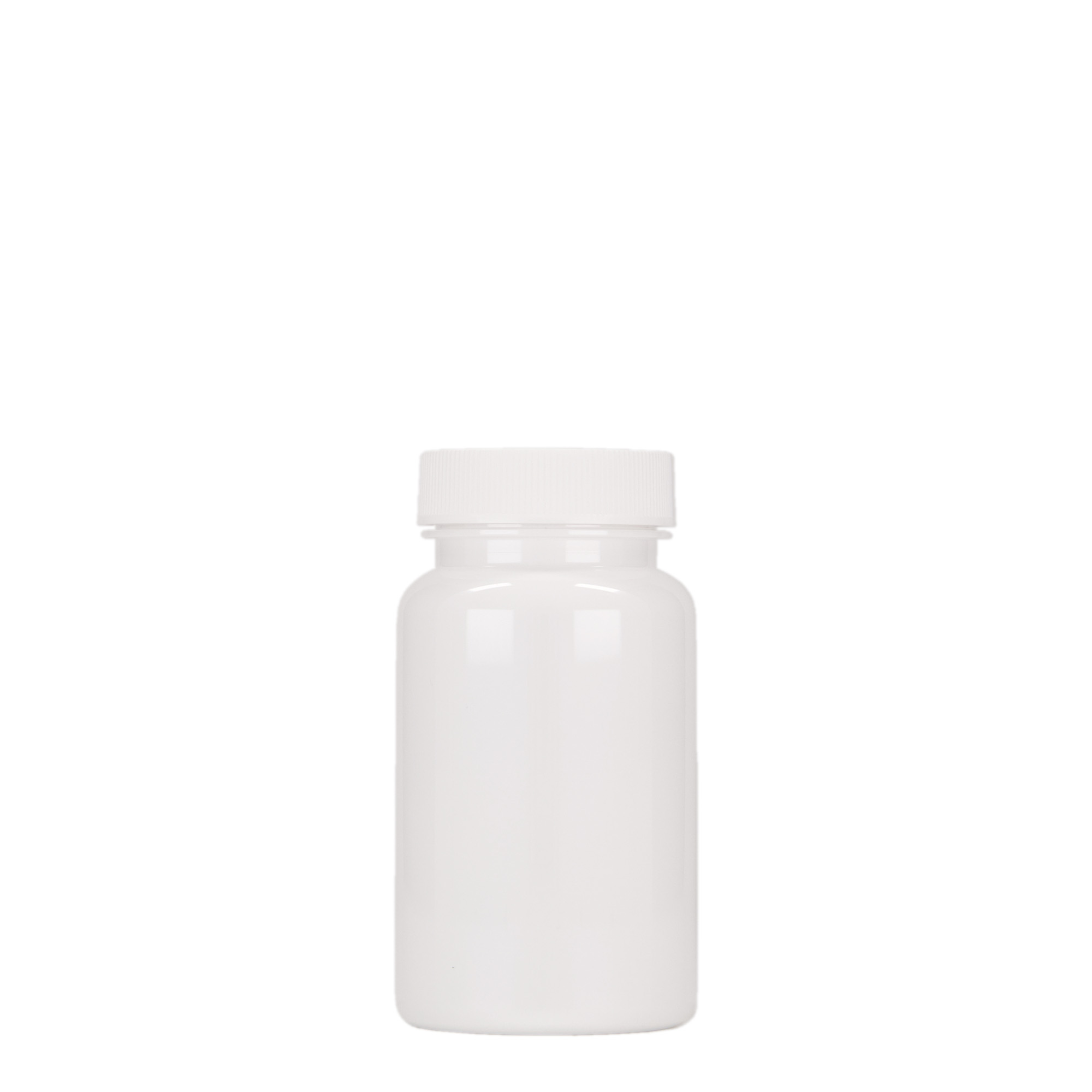 100 ml-es PET-flakon, műanyag, fehér, szájnyílás: 38/400