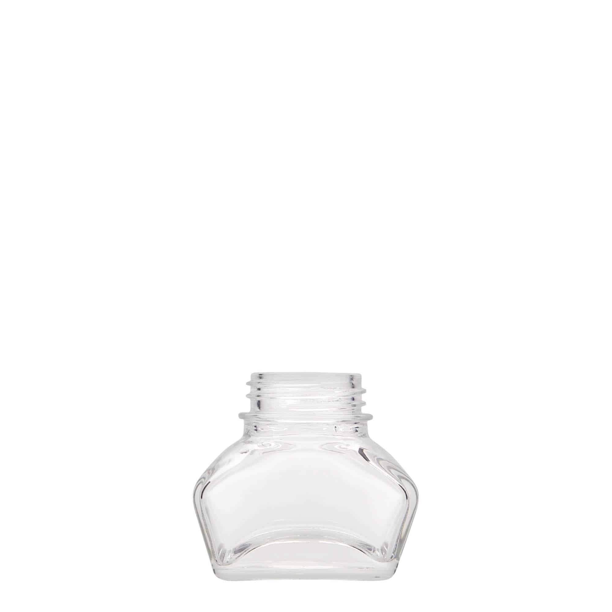 30 ml-es tintatartó, négyszögletű, szájnyílás: csavaros kupak 30 ml-es tintatartó, négyszögletű, szájnyílás: csavaros kupak