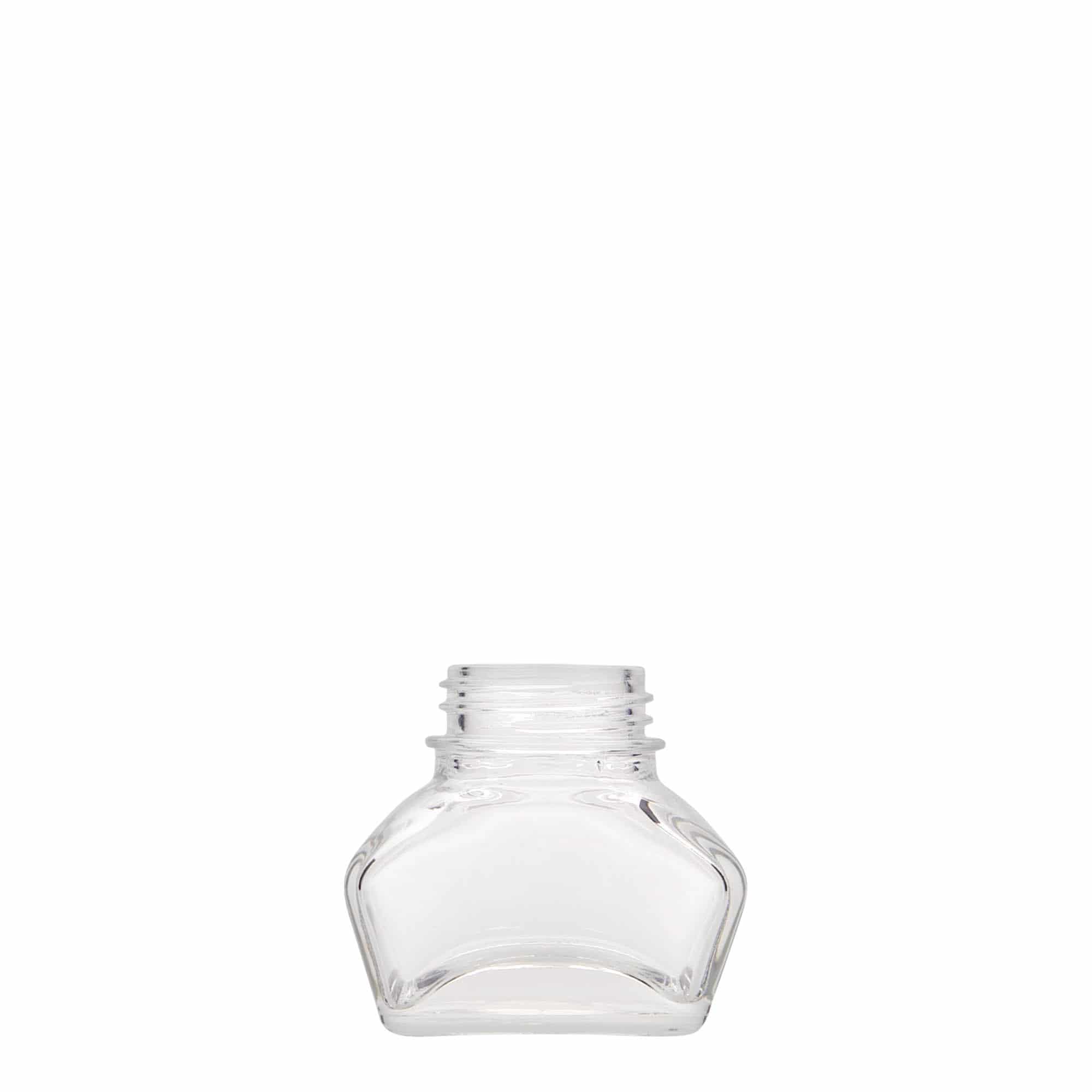 30 ml tintatartó, téglalap alakú, nyílás: csavarzáras