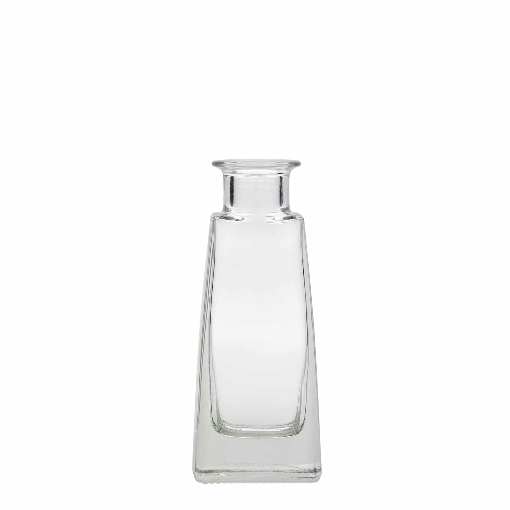 100 ml üvegpalack 'Timmy', téglalap alakú, nyílás: parafa