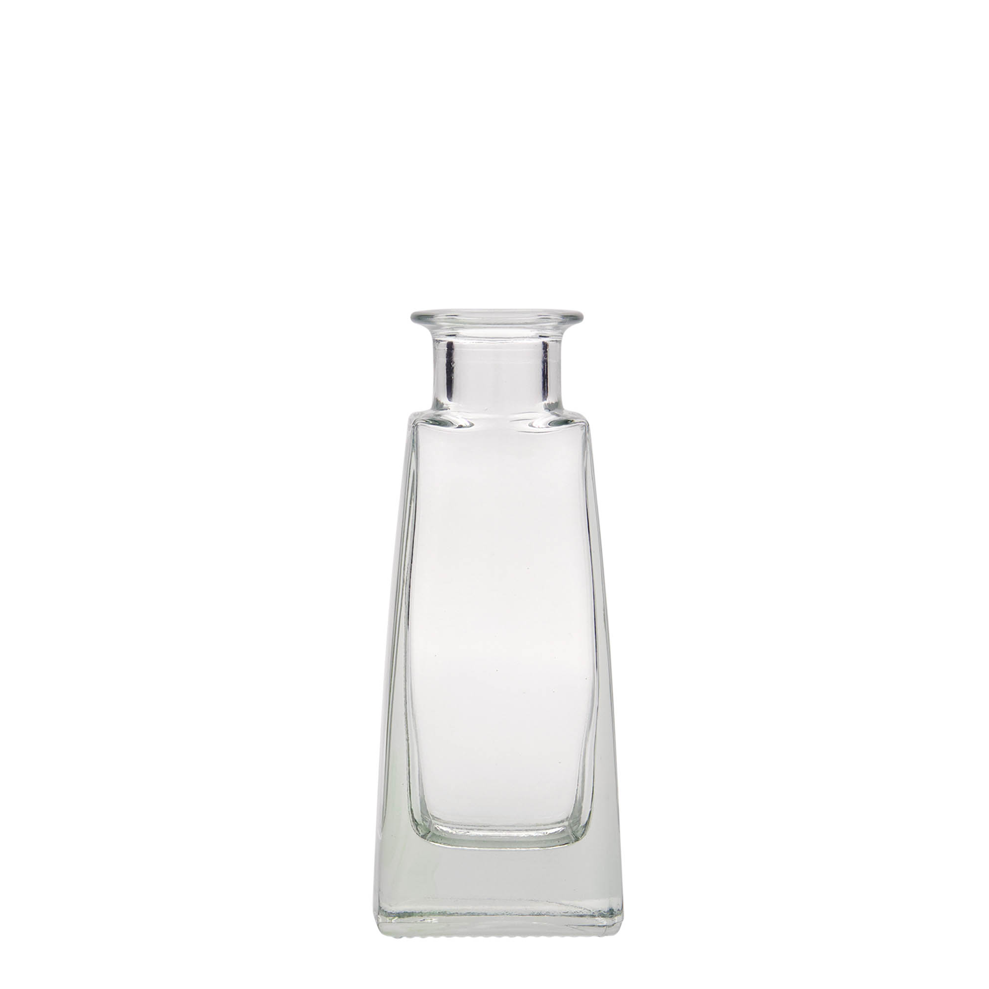 100 ml üvegpalack 'Timmy', téglalap alakú, nyílás: parafa