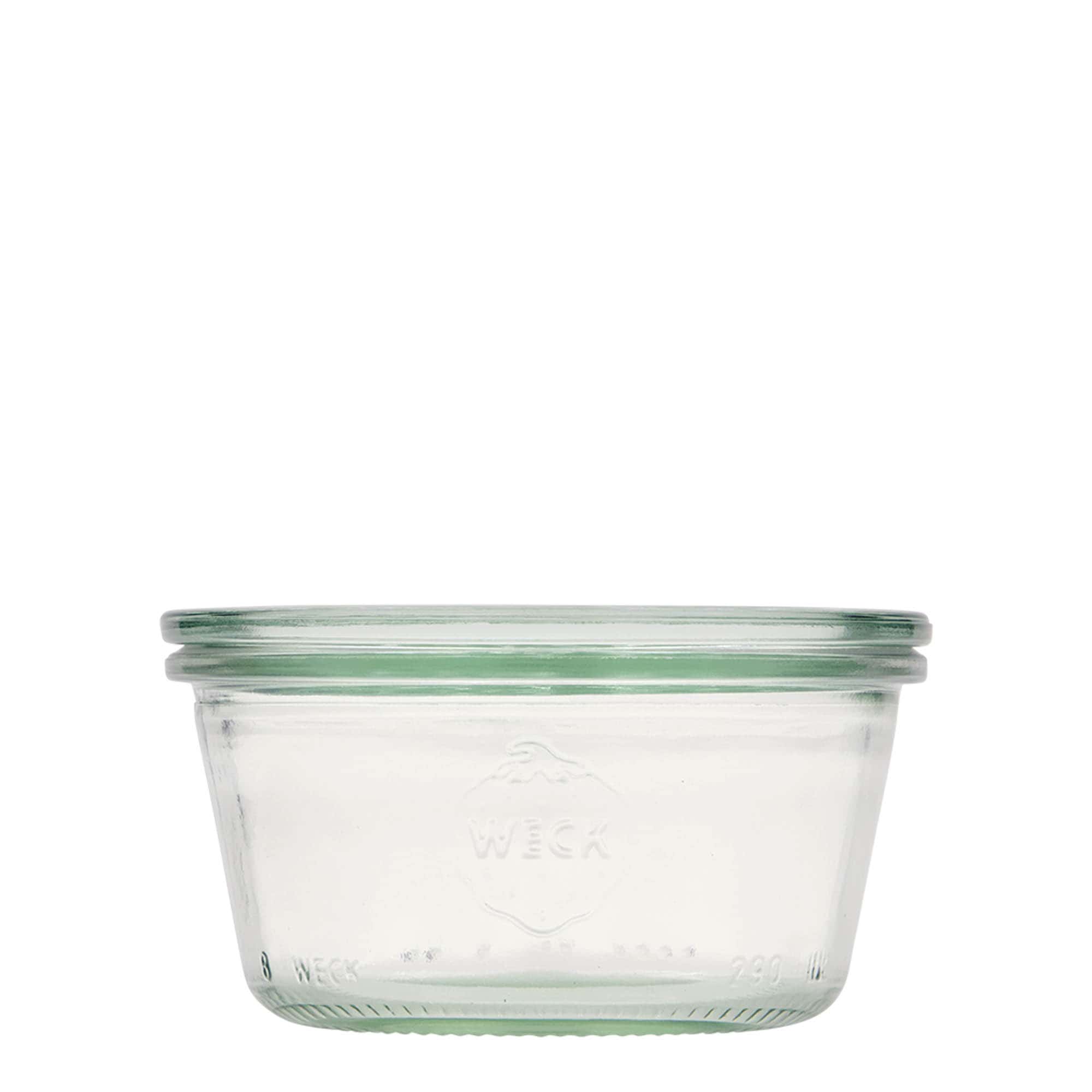 290 ml WECK-üveg, perem: kerek szélű