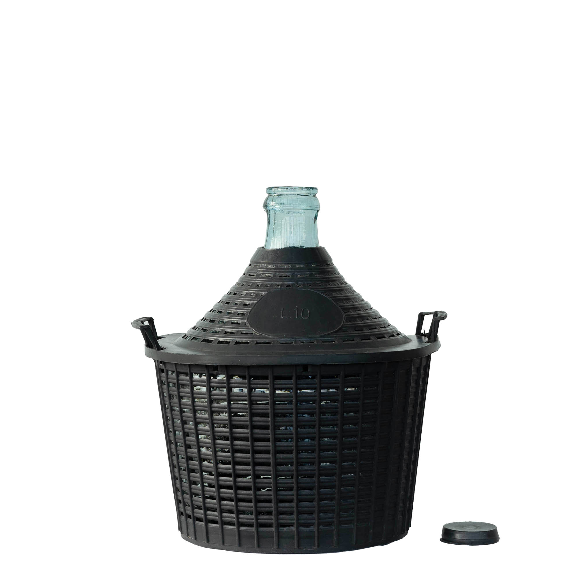 10 l ballonpalack keskeny nyakú, üveg, nyílás: ráhúzható fedél 10 l ballonpalack keskeny nyakú, üveg, nyílás: ráhúzható fedél